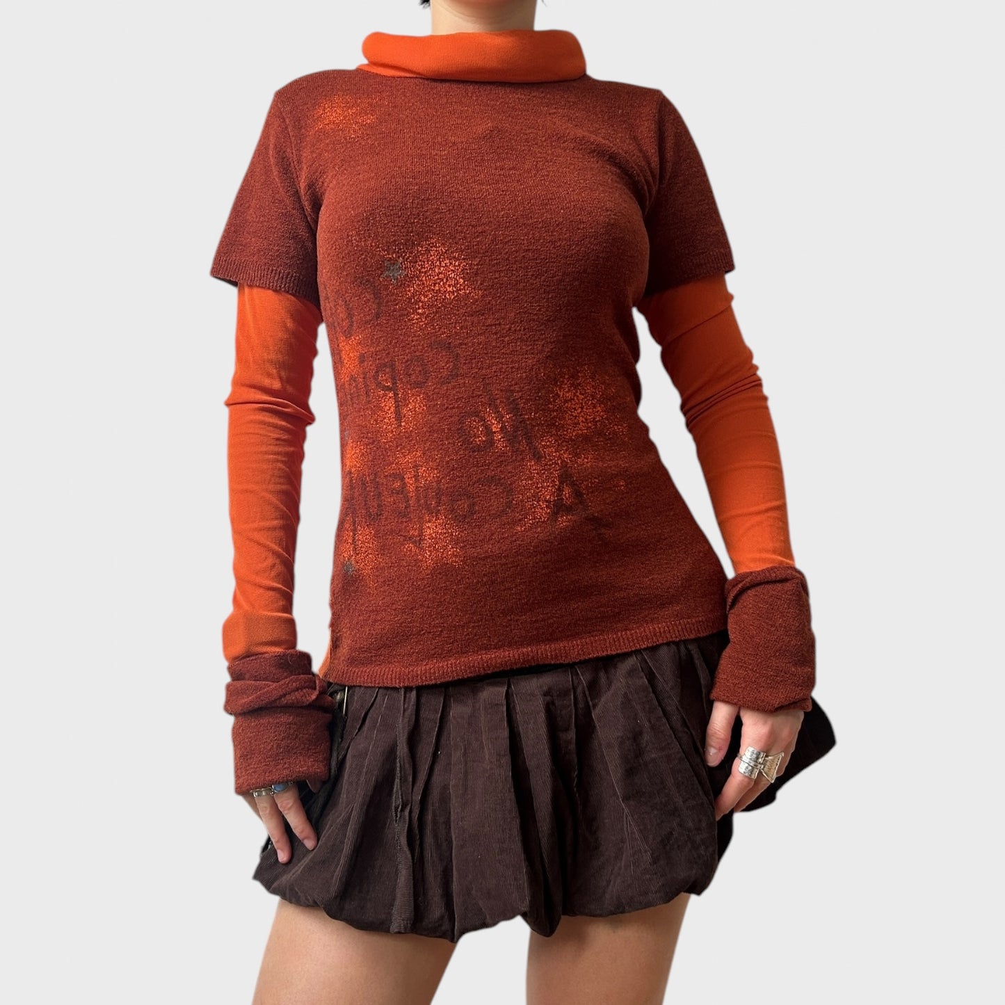 Cop Copine Bi-Material Long Sleeve