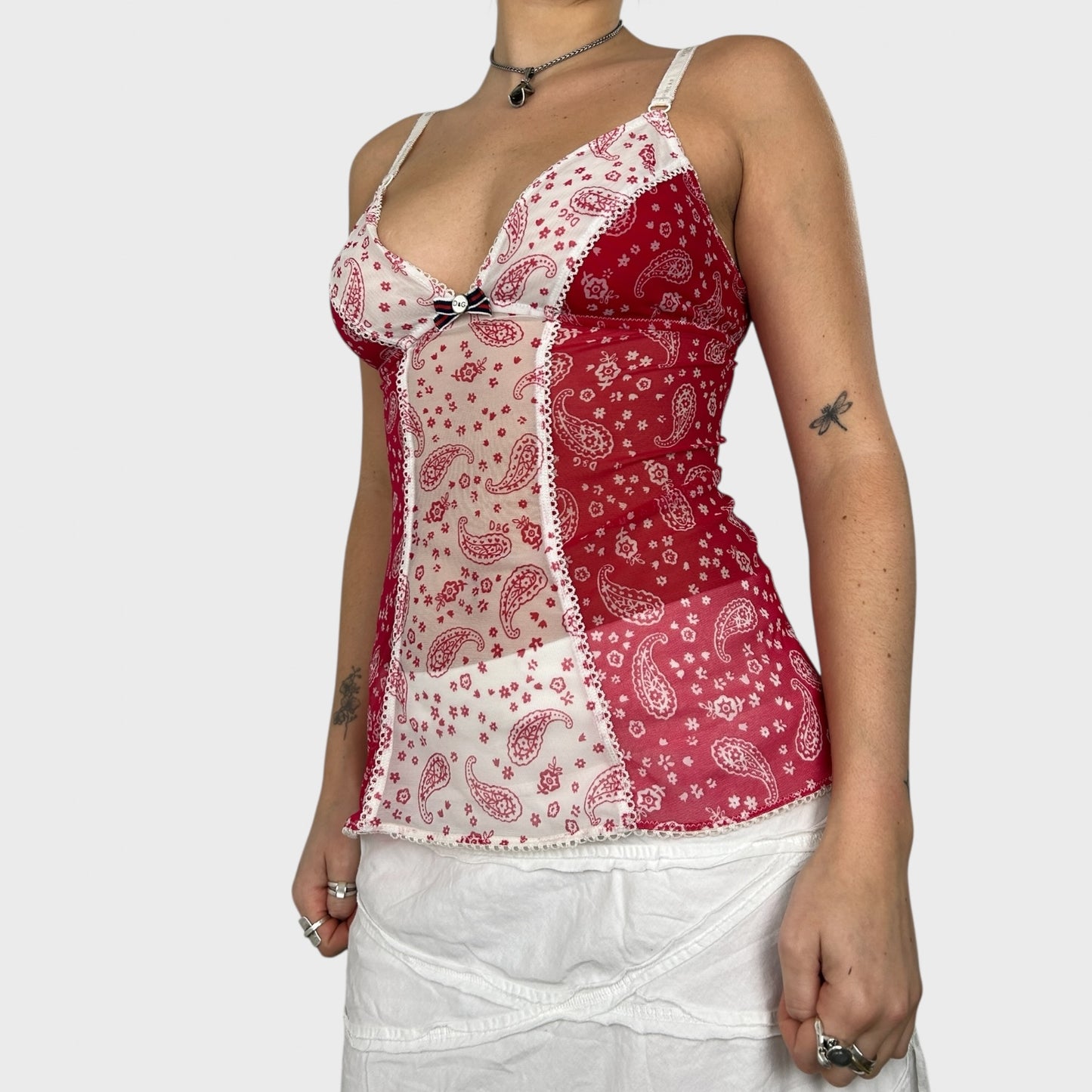 Dolce & Gabbana Mesh Cami – S/M