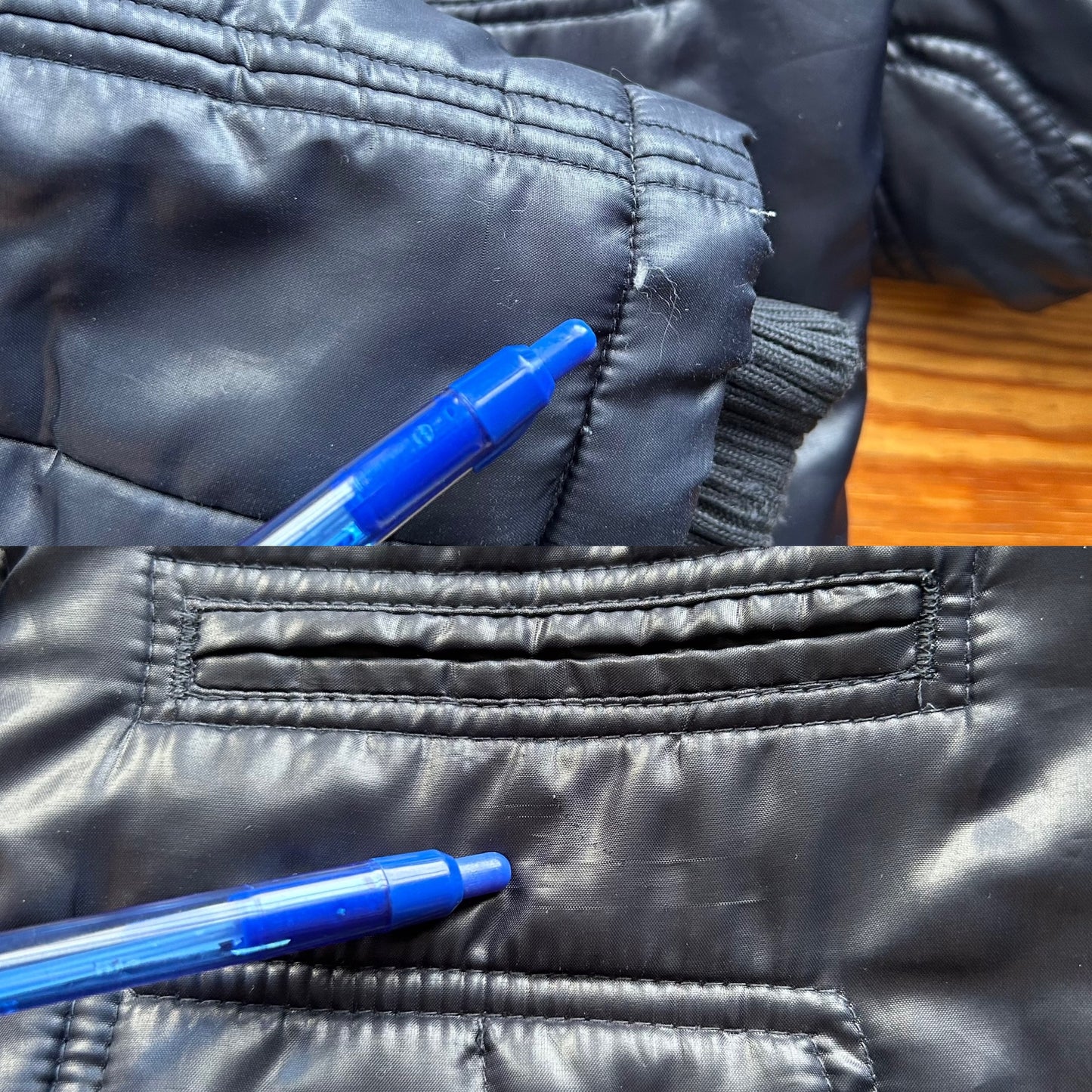 Vintage Navy Bomber Jacket - S