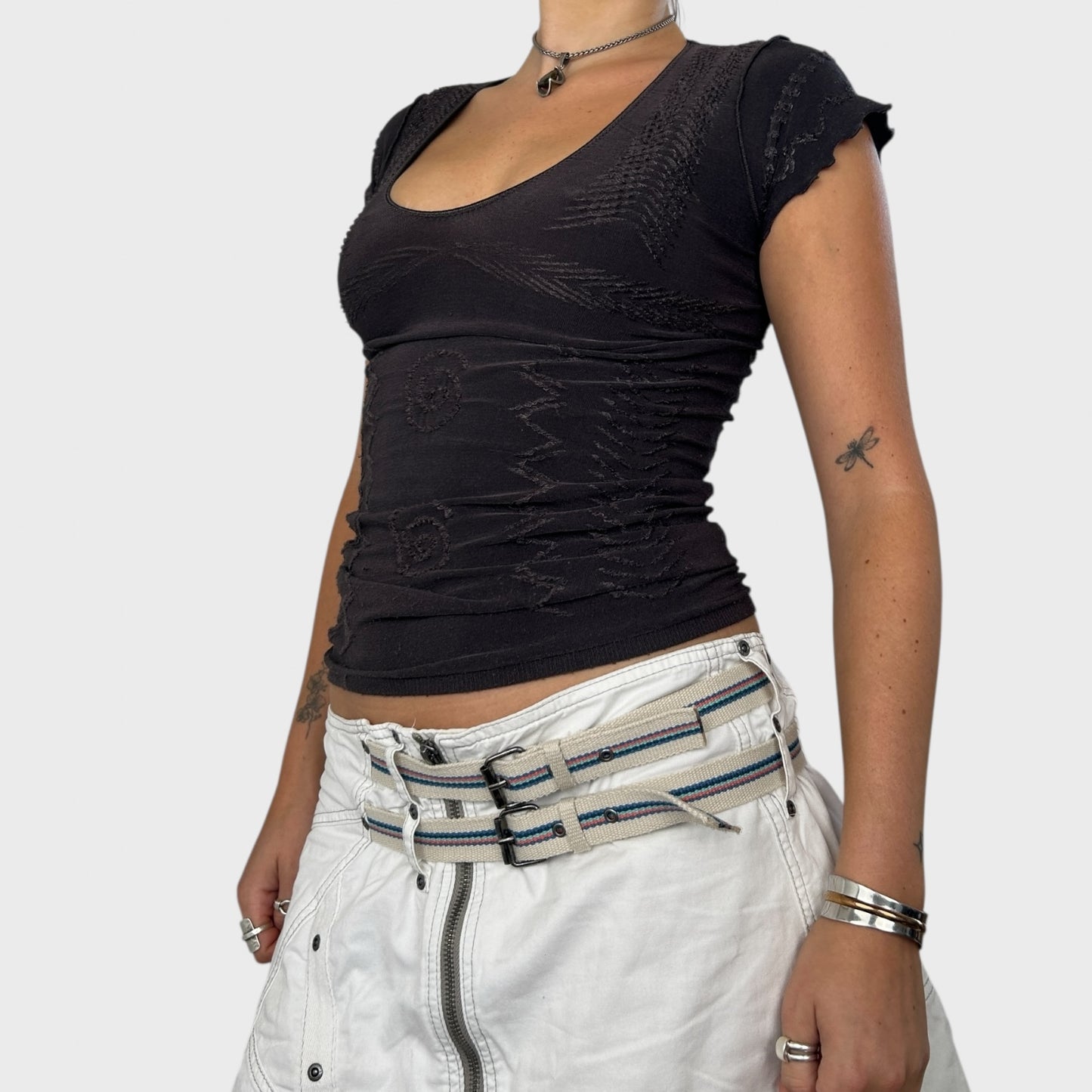 Marithé François Girbaud Mesh Top - M