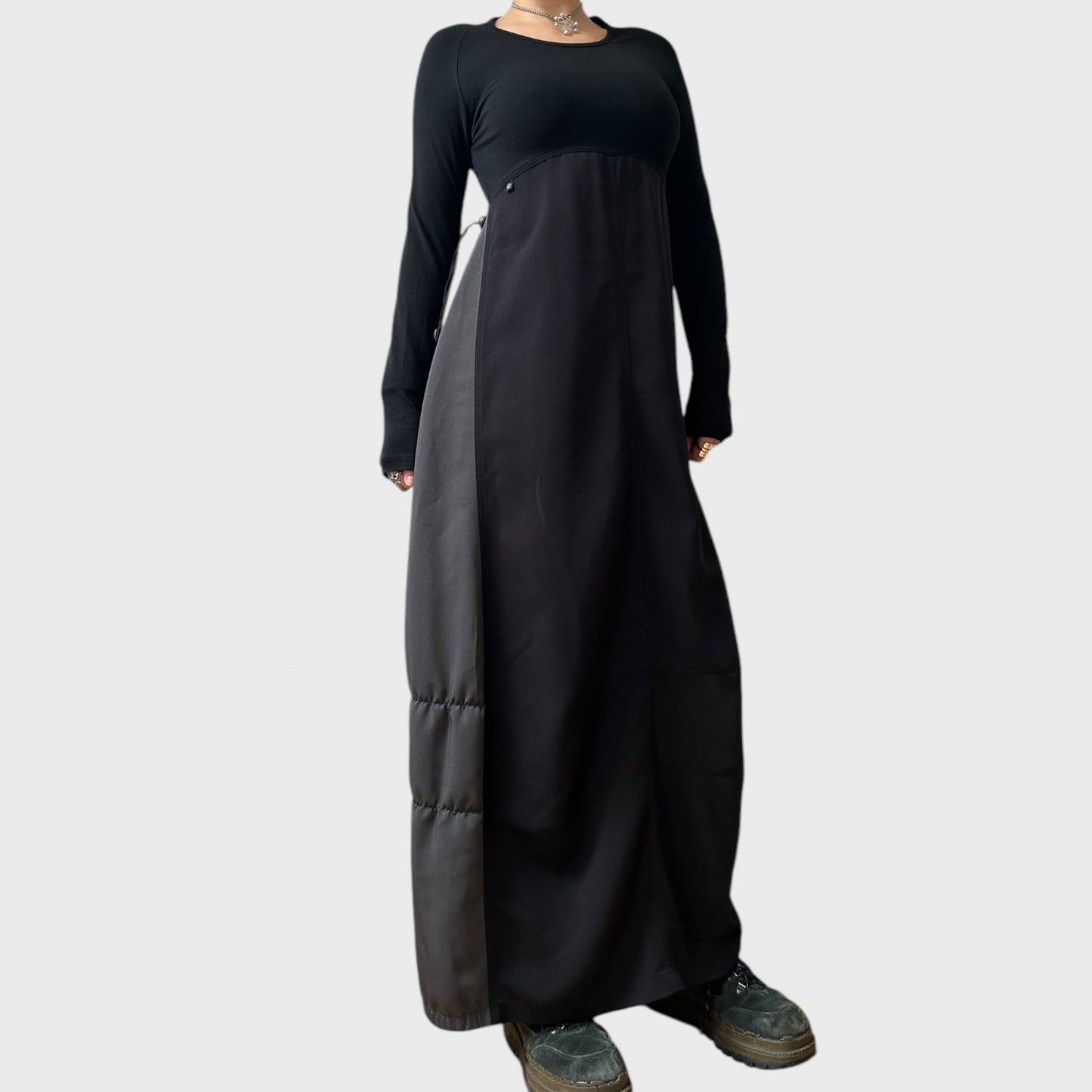 Vintage Cop Copine Archival Ruched Maxi Dress