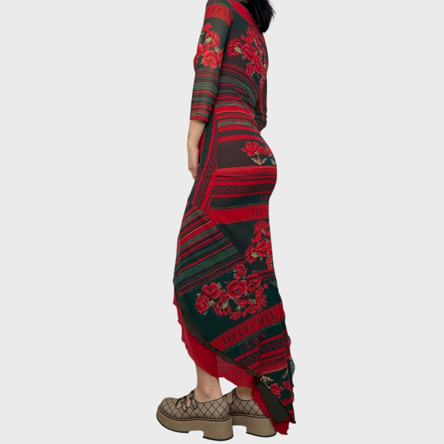 Save the Queen Rare Vintage Floral Maxi Dress - S/M