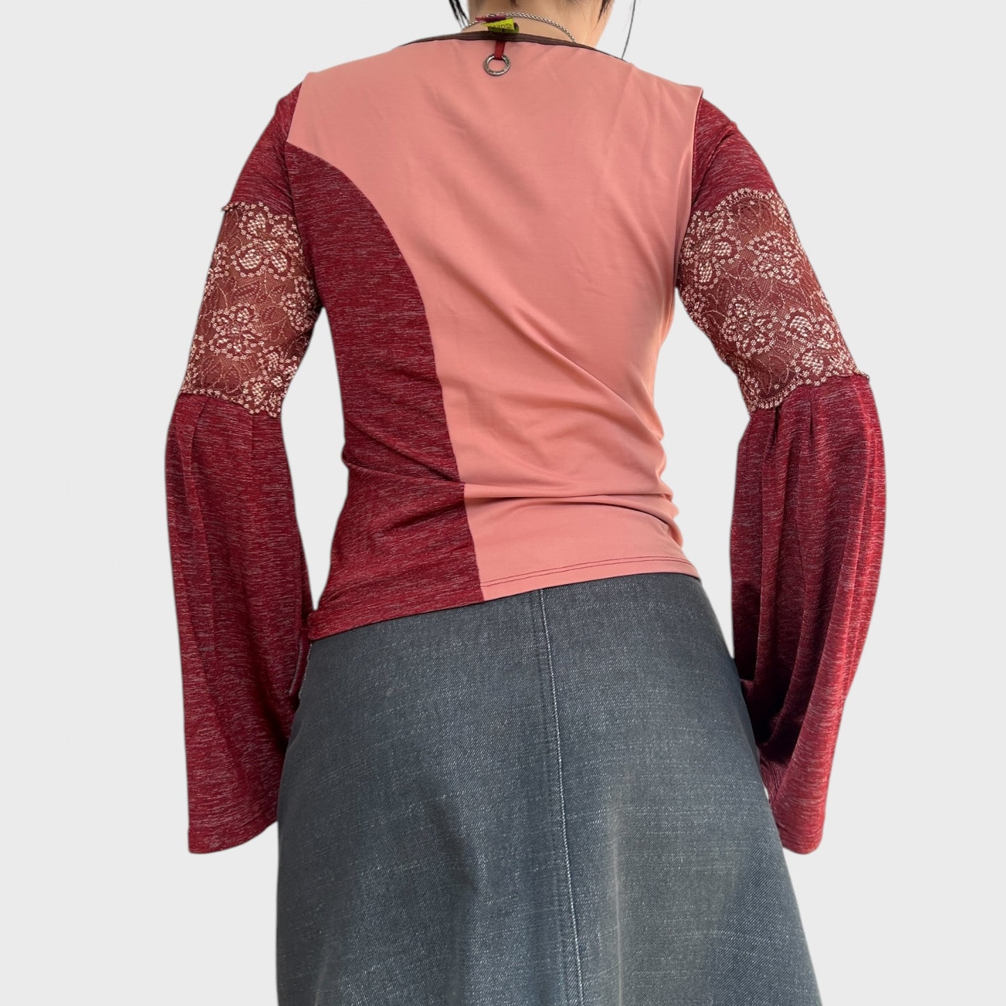 Save the Queen Long Sleeve Embroidered Top