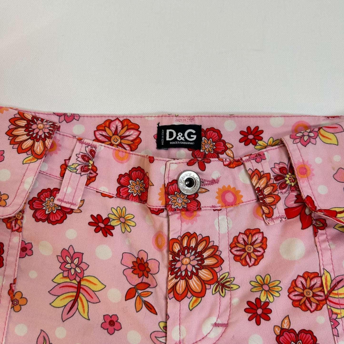 Dolce & Gabbana Floral Mini Shorts / Hot Pants