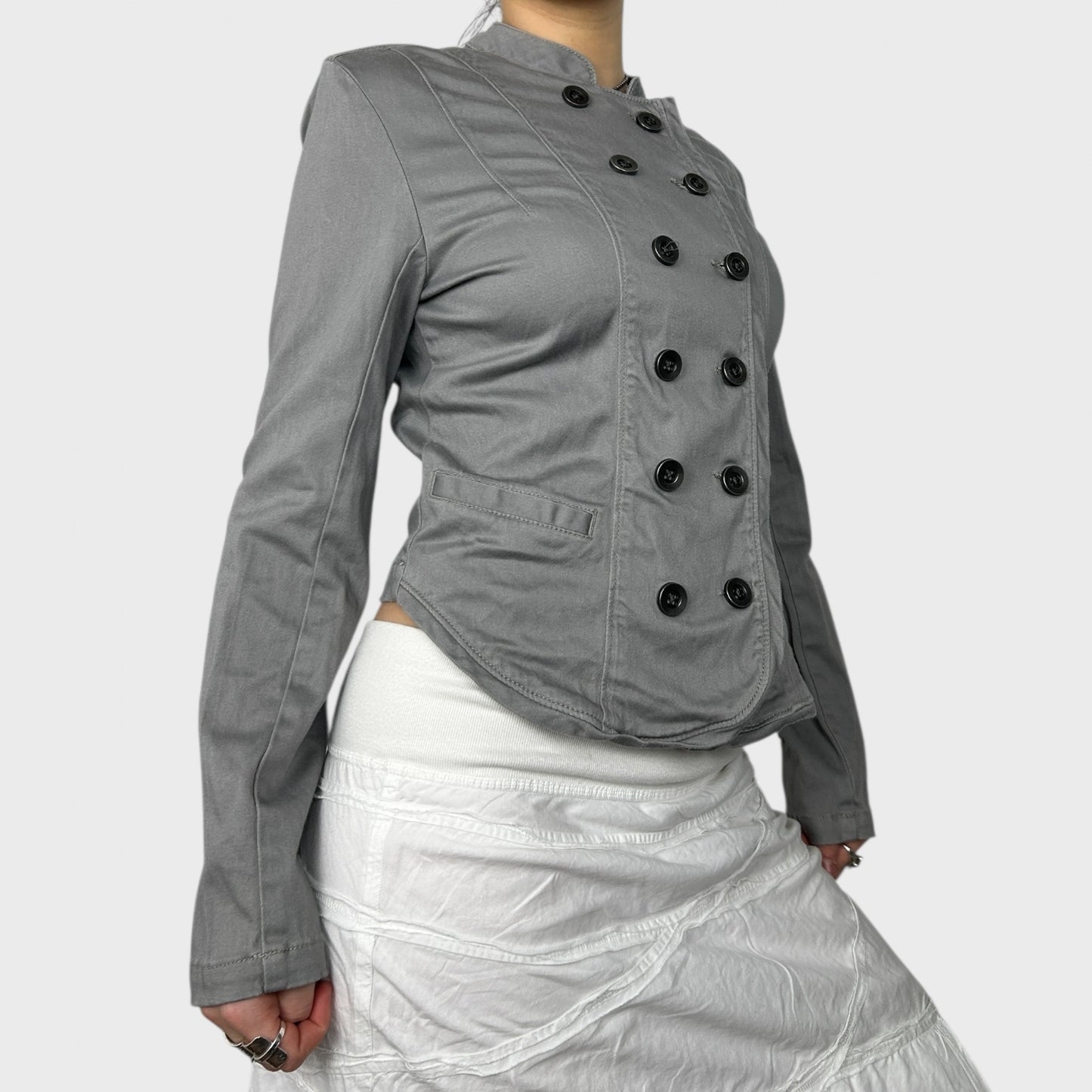 Vintage Military Style Jacket - S/M