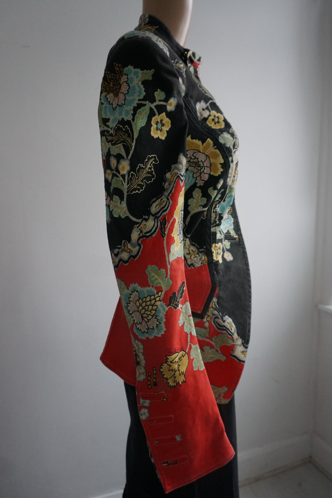 Roberto Cavalli SS 2003 Chinoiserie Print Jacket