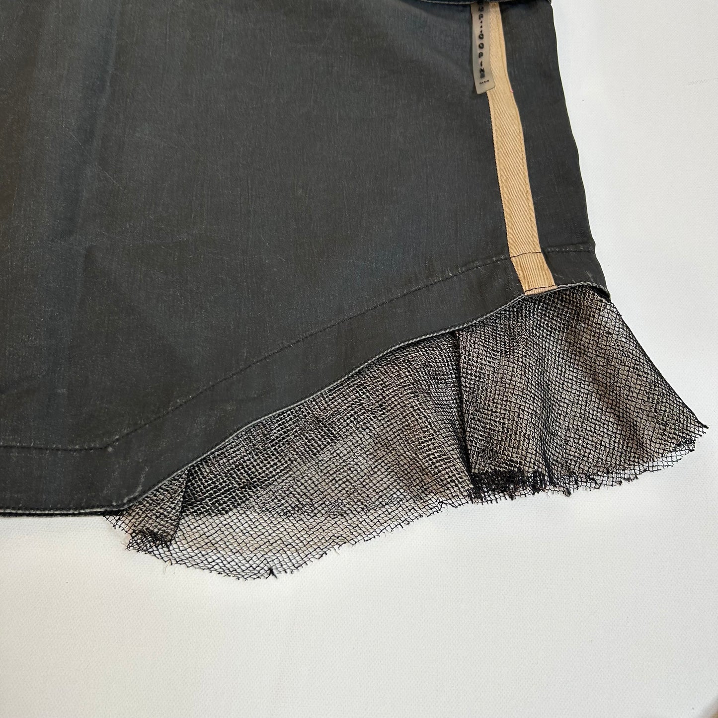 Cop Copine Lace-Up Midi Skirt