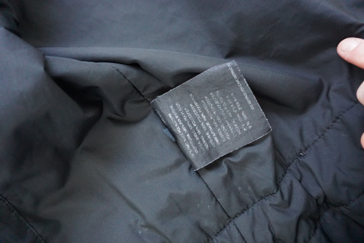 Prada sport double zip black padded jacket
