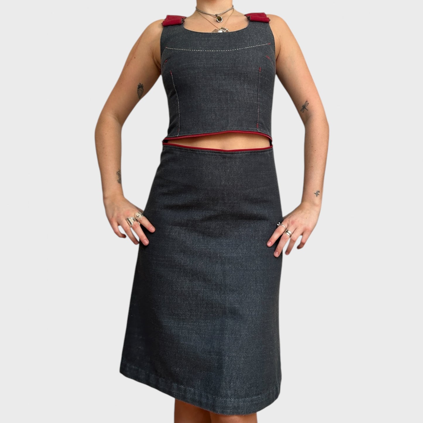 Vintage Denim Cop Copine Dress