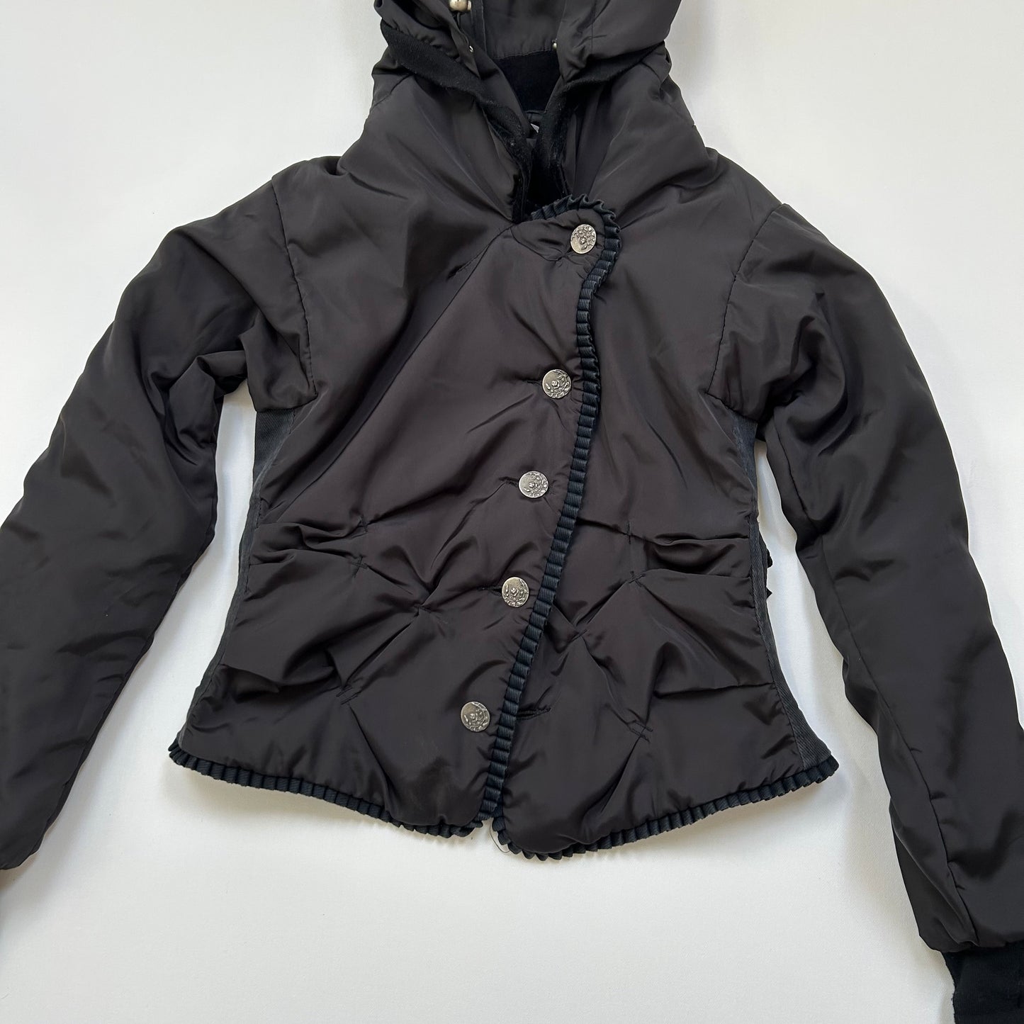 Archival Structured Button-Up Puffer Jacket