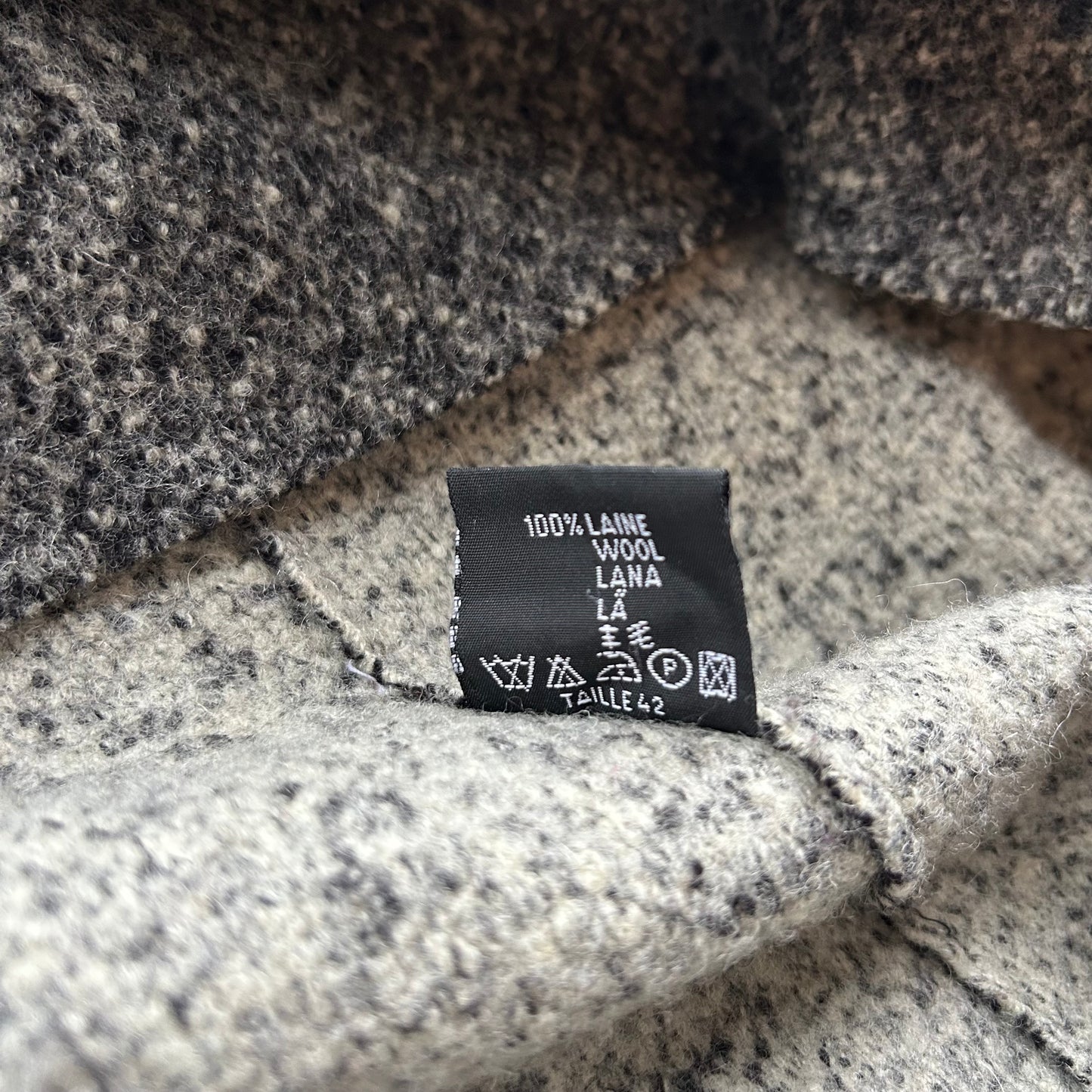 Cop Copine Floor Length Wool Coat - L