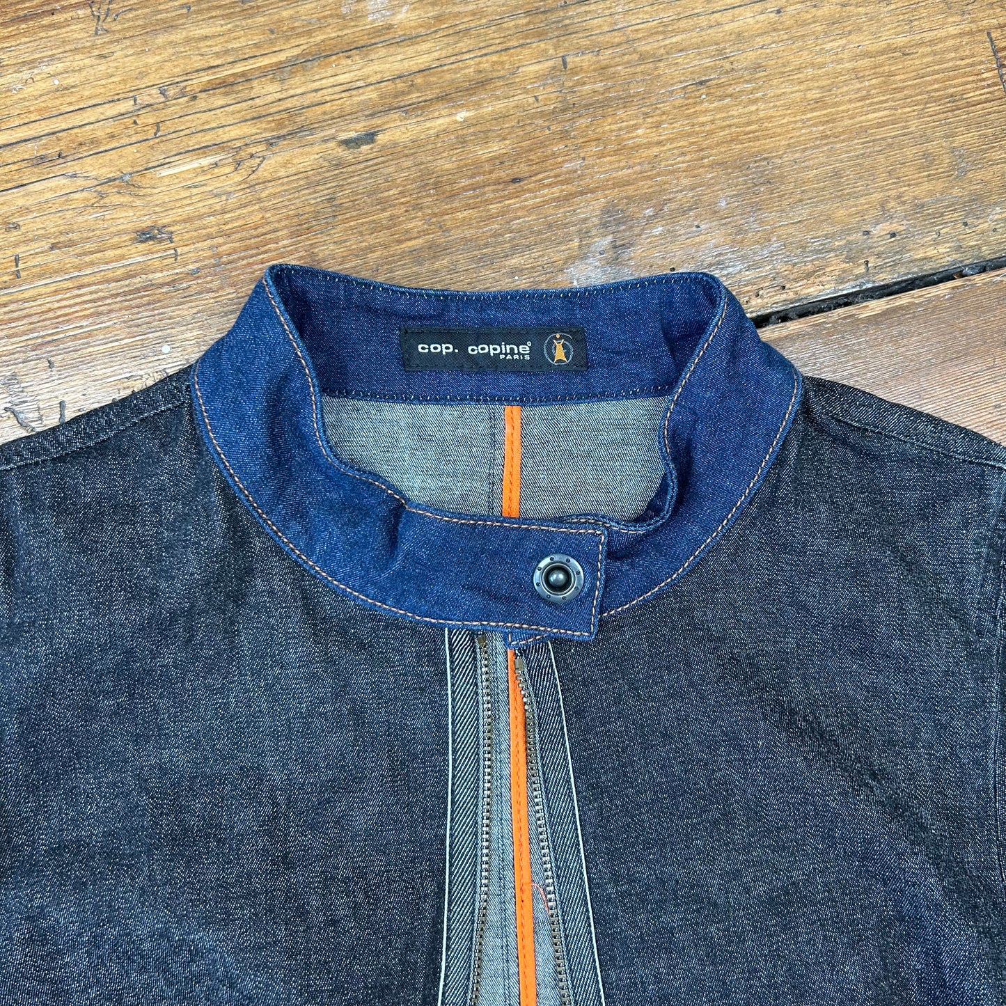 Cop Copine Two-Tone Denim Jacket - Size S-M