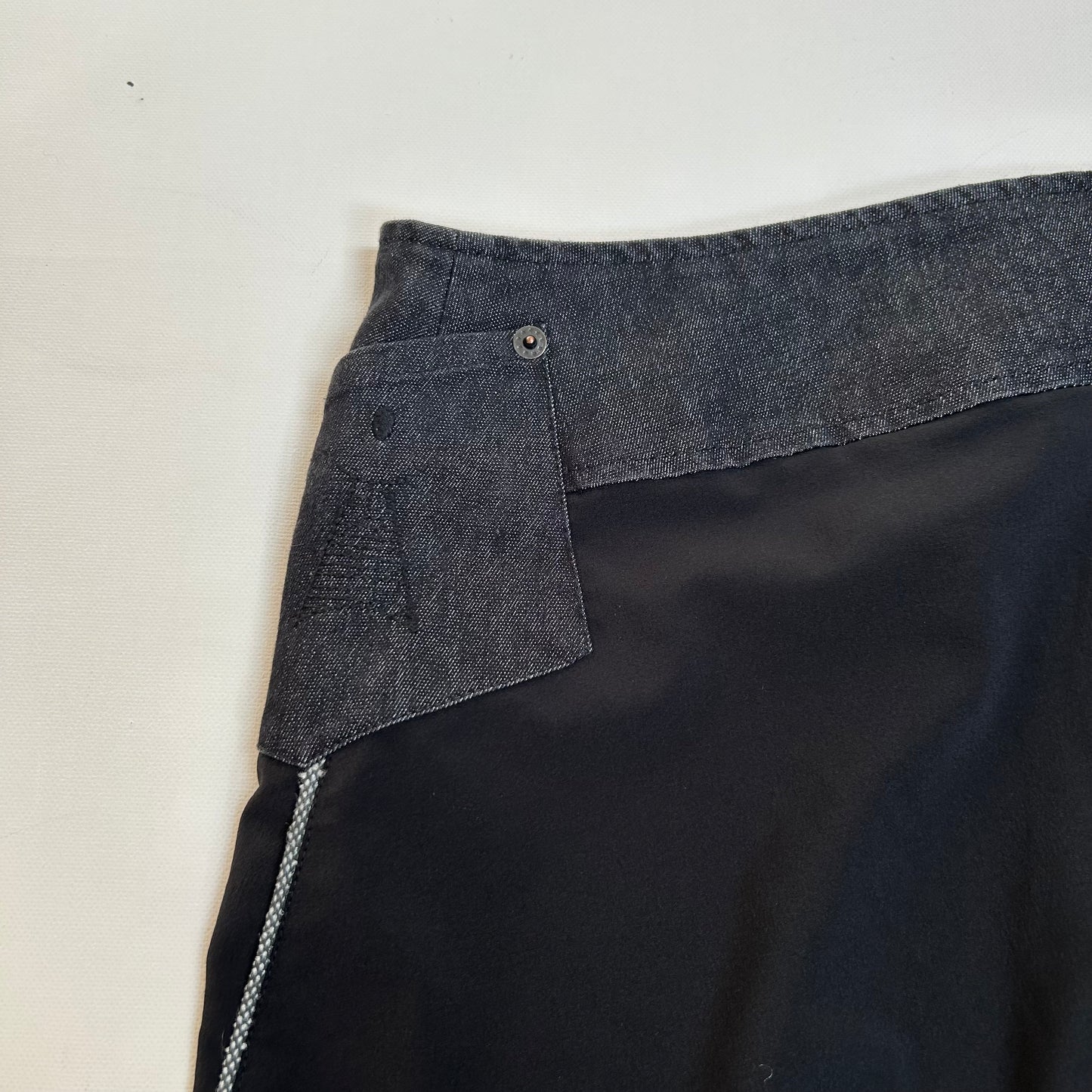 Cop Copine Bi-Material Maxi Skirt