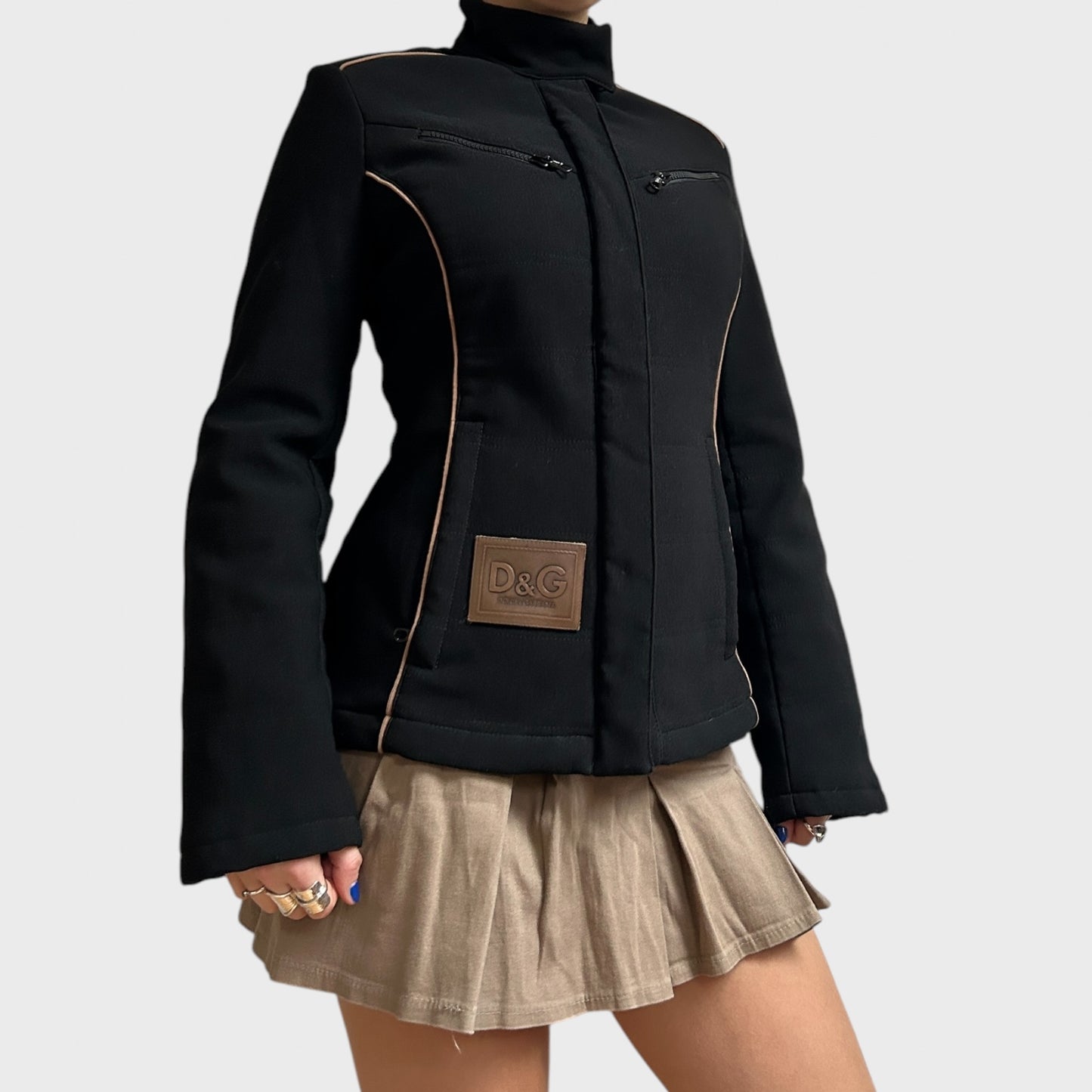 Dolce & Gabbana Black Fitted Jacket