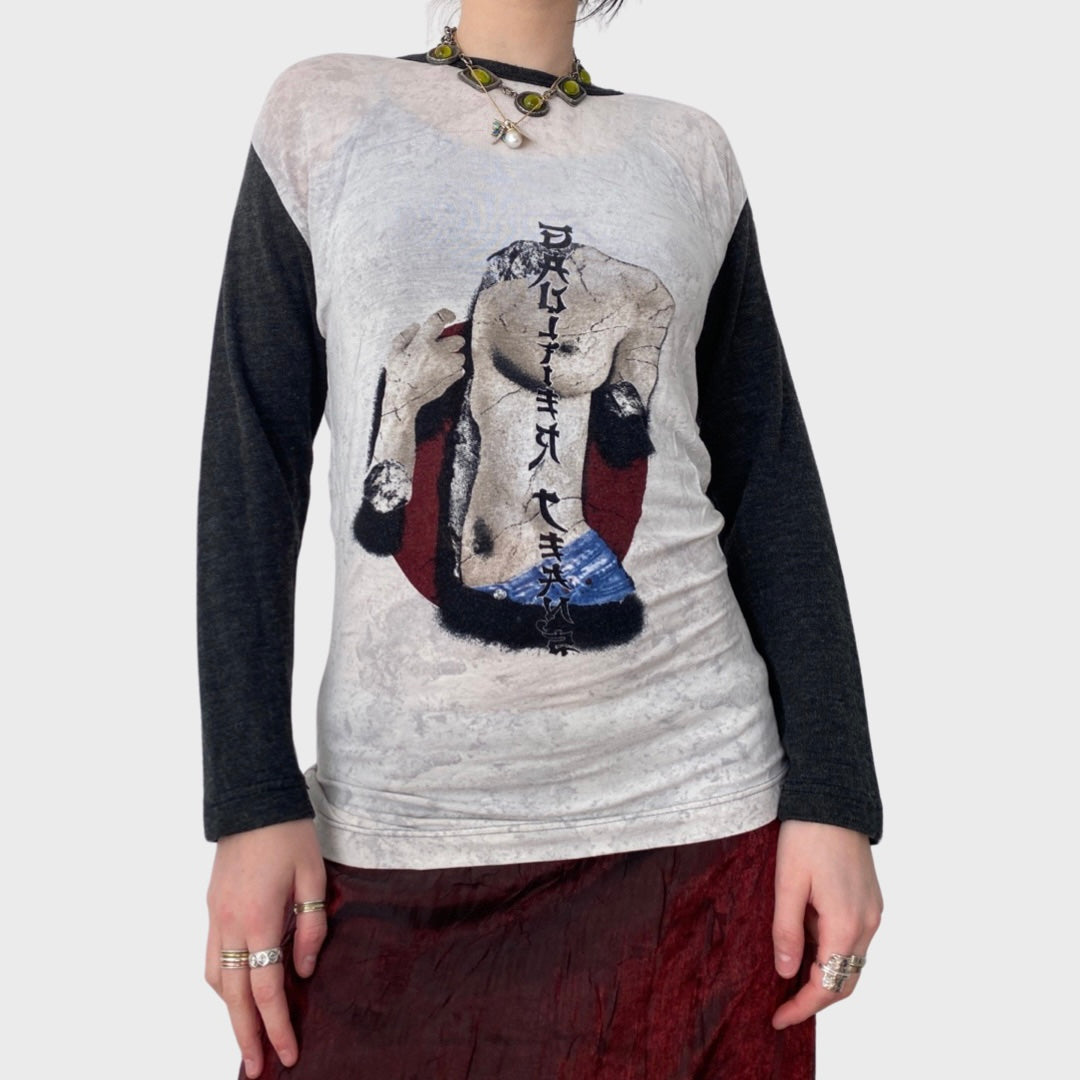 Jean Paul Gaultier vintage 90s Venus de milo longsleeve top