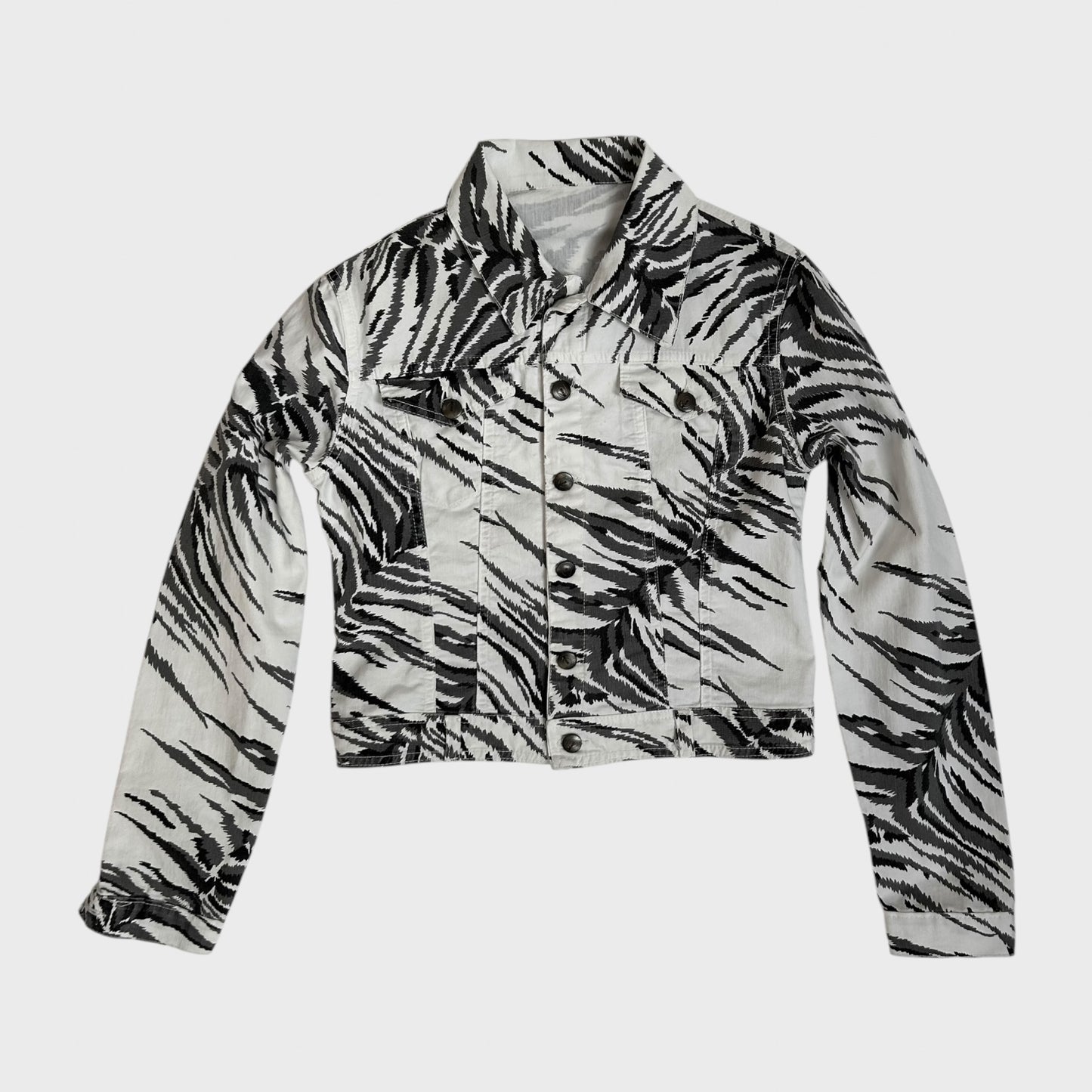 Roberto Cavalli Zebra Print Jacket