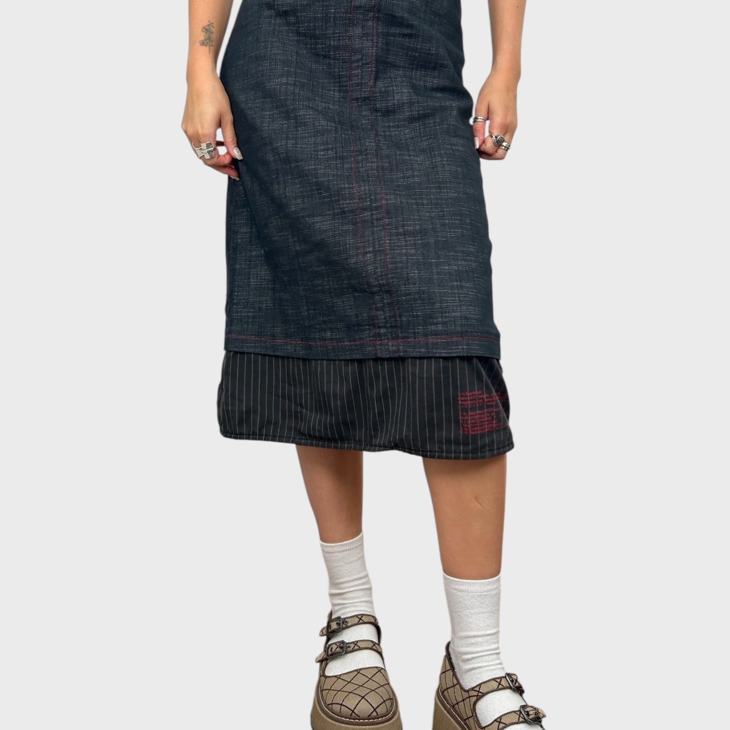 Cop Copine Denim Midi Dress - M