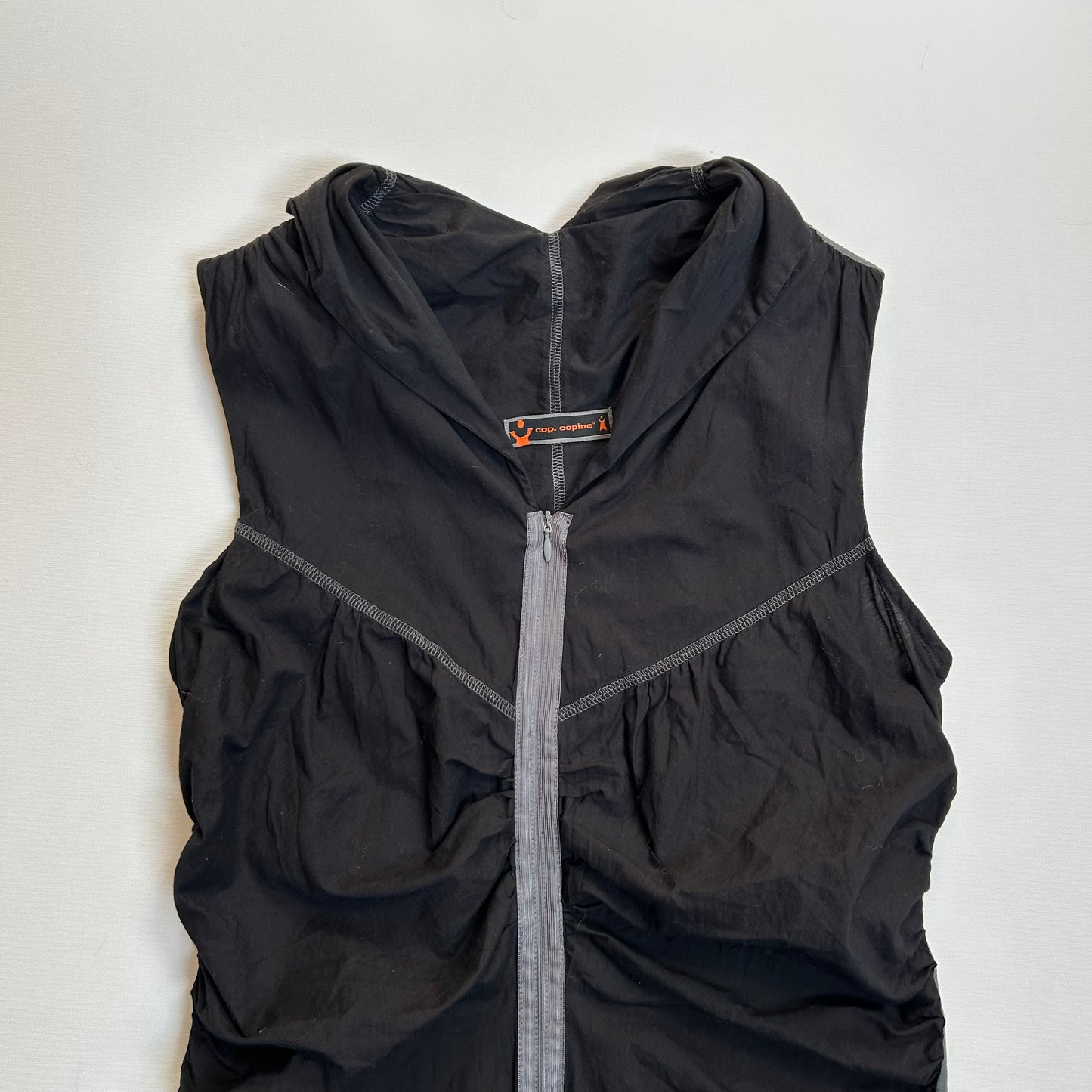 Cop Copine Double Zip Ruched Top/Dress