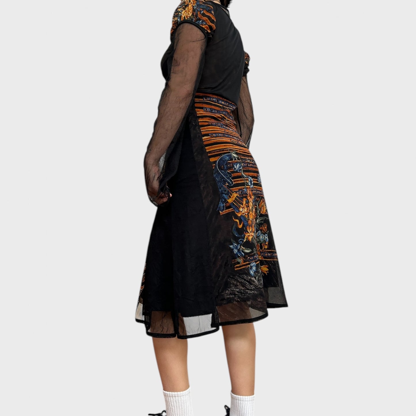 Save the Queen Whimsigoth Midi Dress