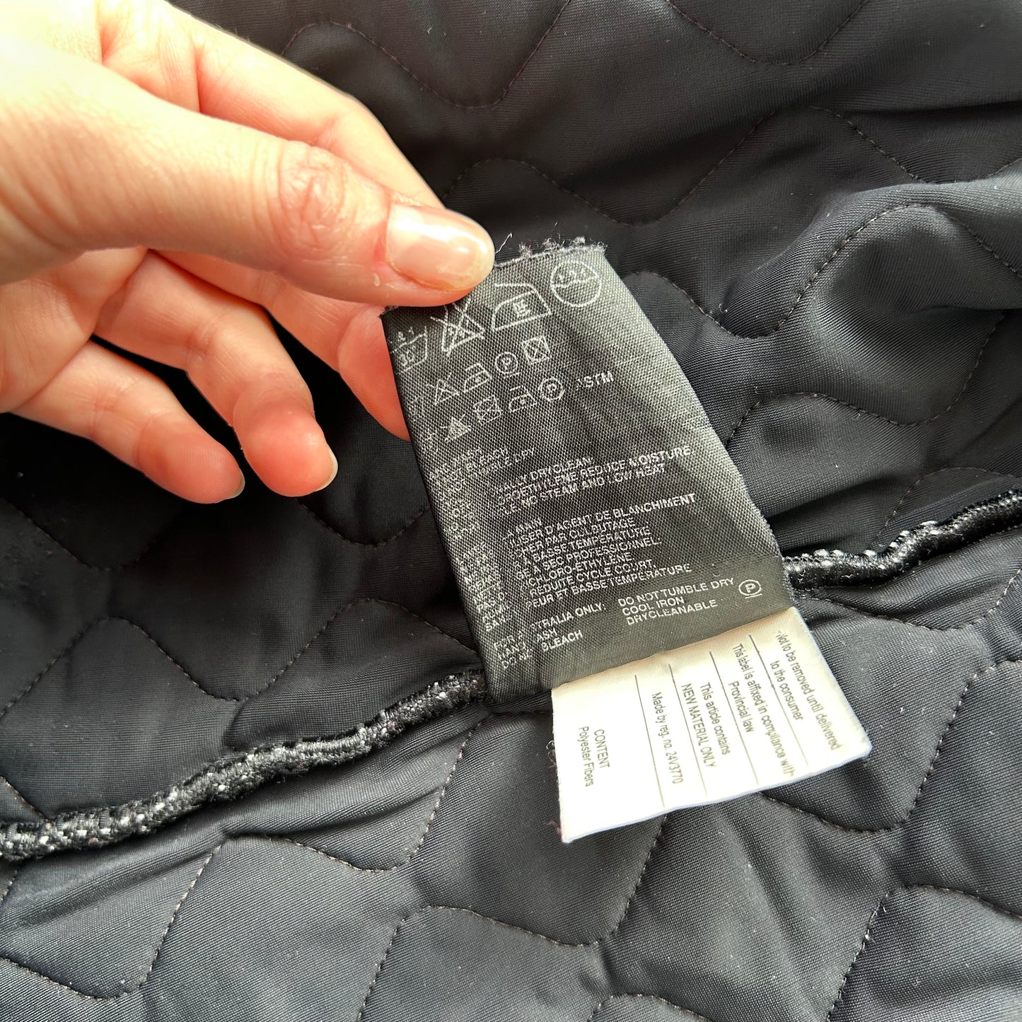 Black Prada Quilted Jacket