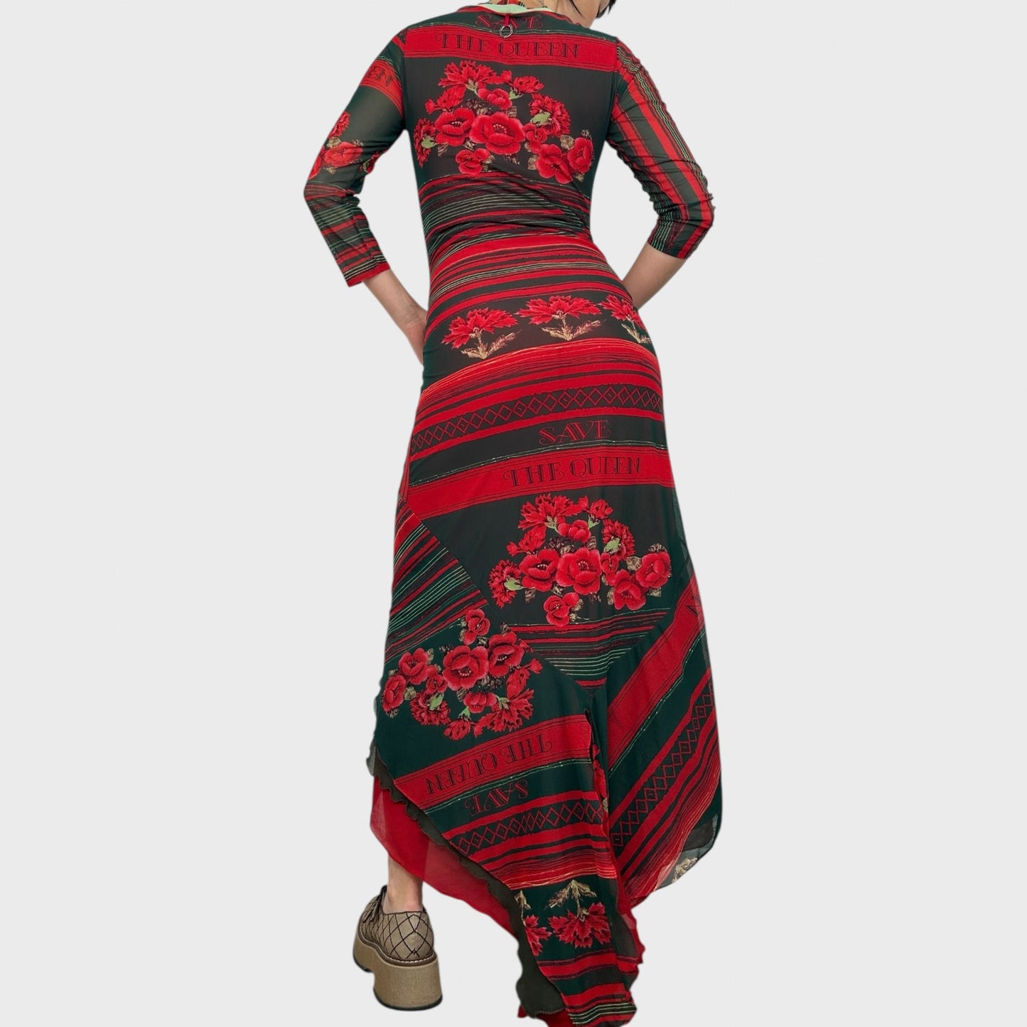 Save the Queen Rare Vintage Floral Maxi Dress - S/M