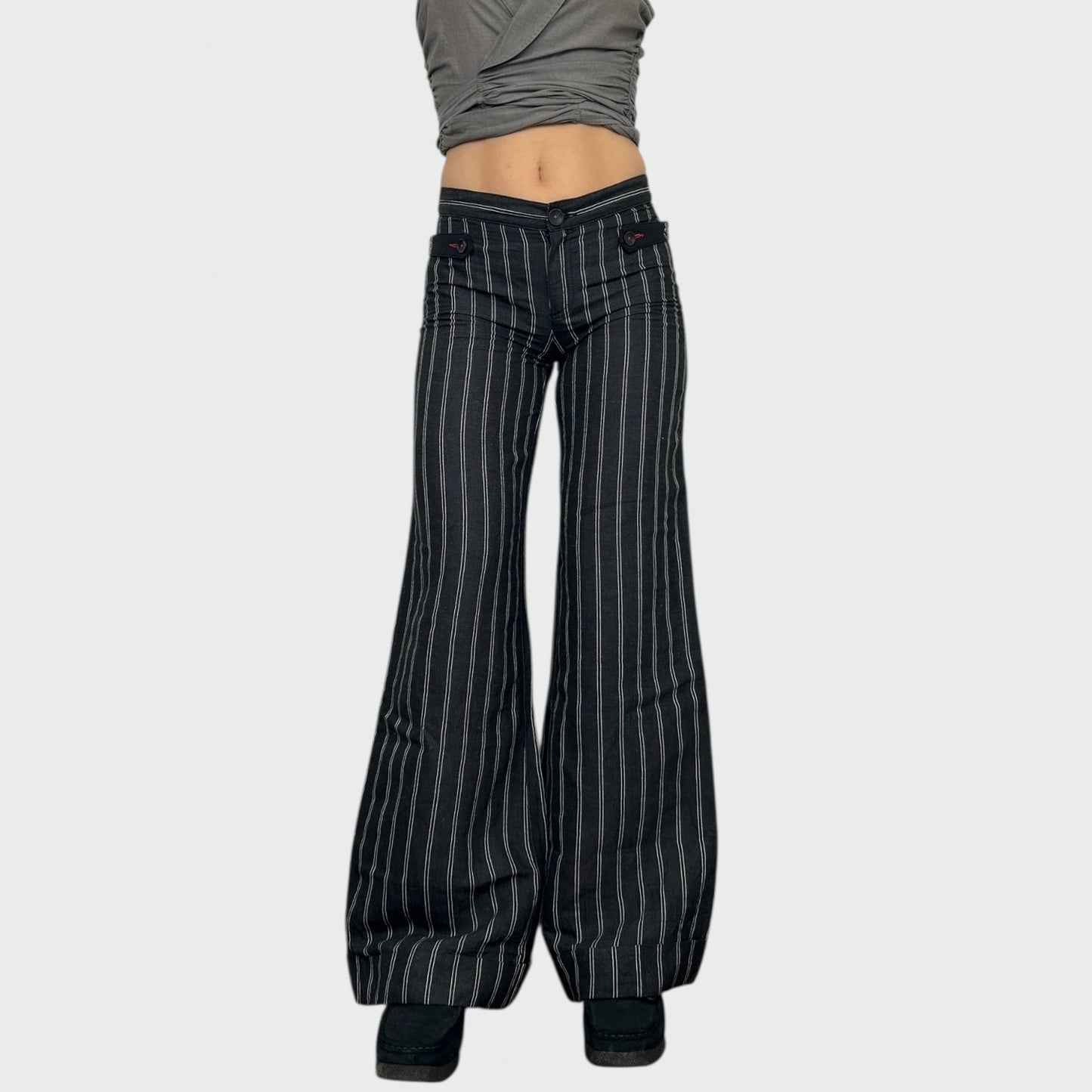 Cop Copine BNWT Striped Wide Leg Trousers - S