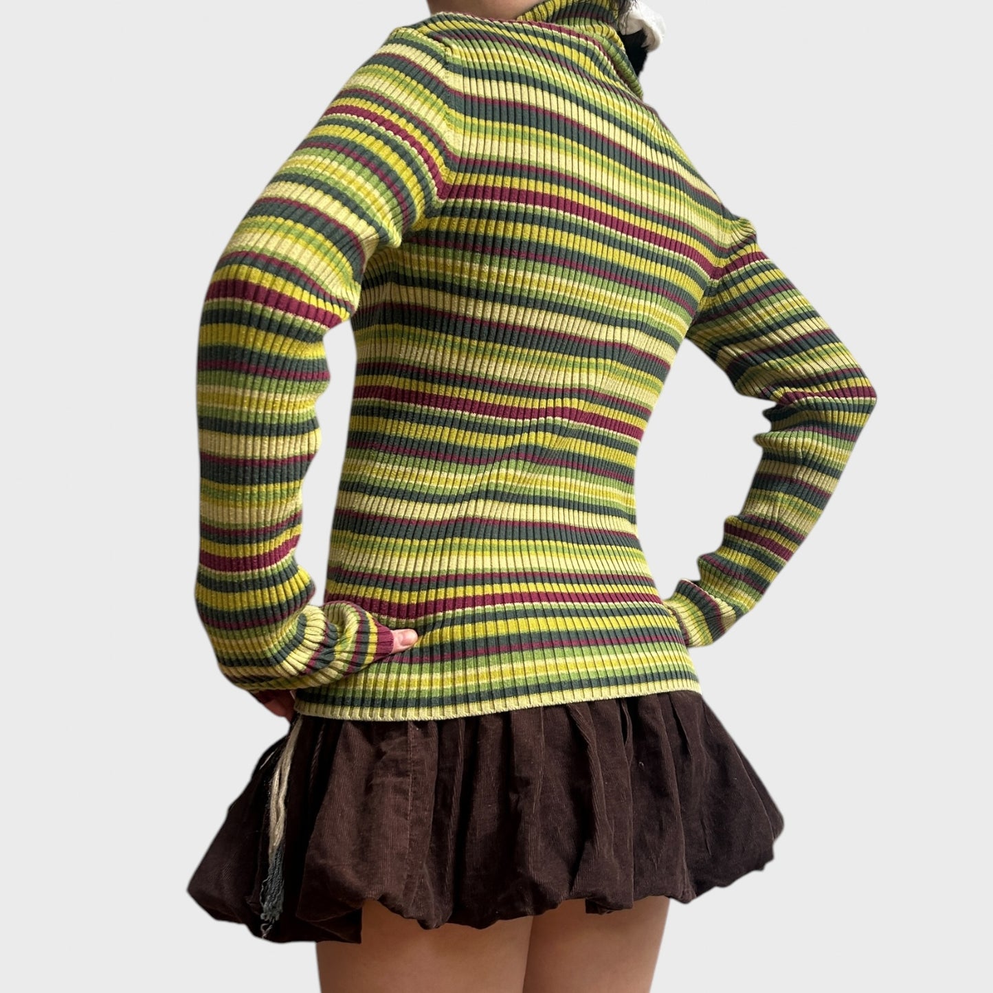 Vintage Miss Sixty Striped Long Sleeve Jumper