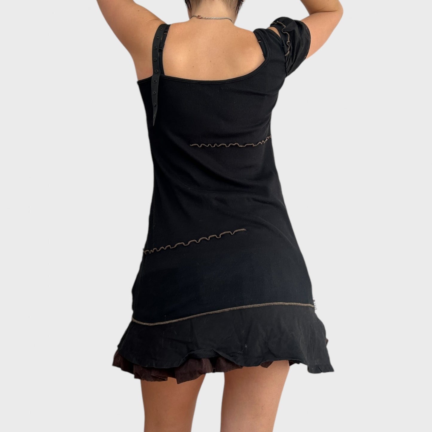 Cop Copine Ruffle Mini Dress