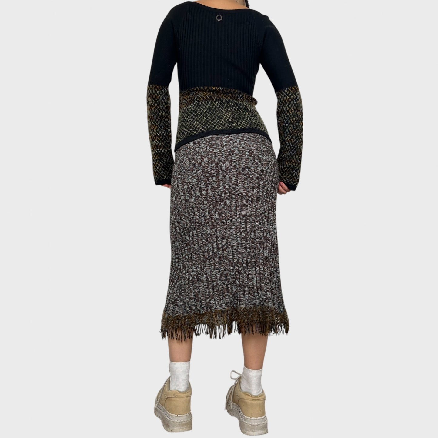 Save The Queen Rare Knitted Midi Dress - S/M
