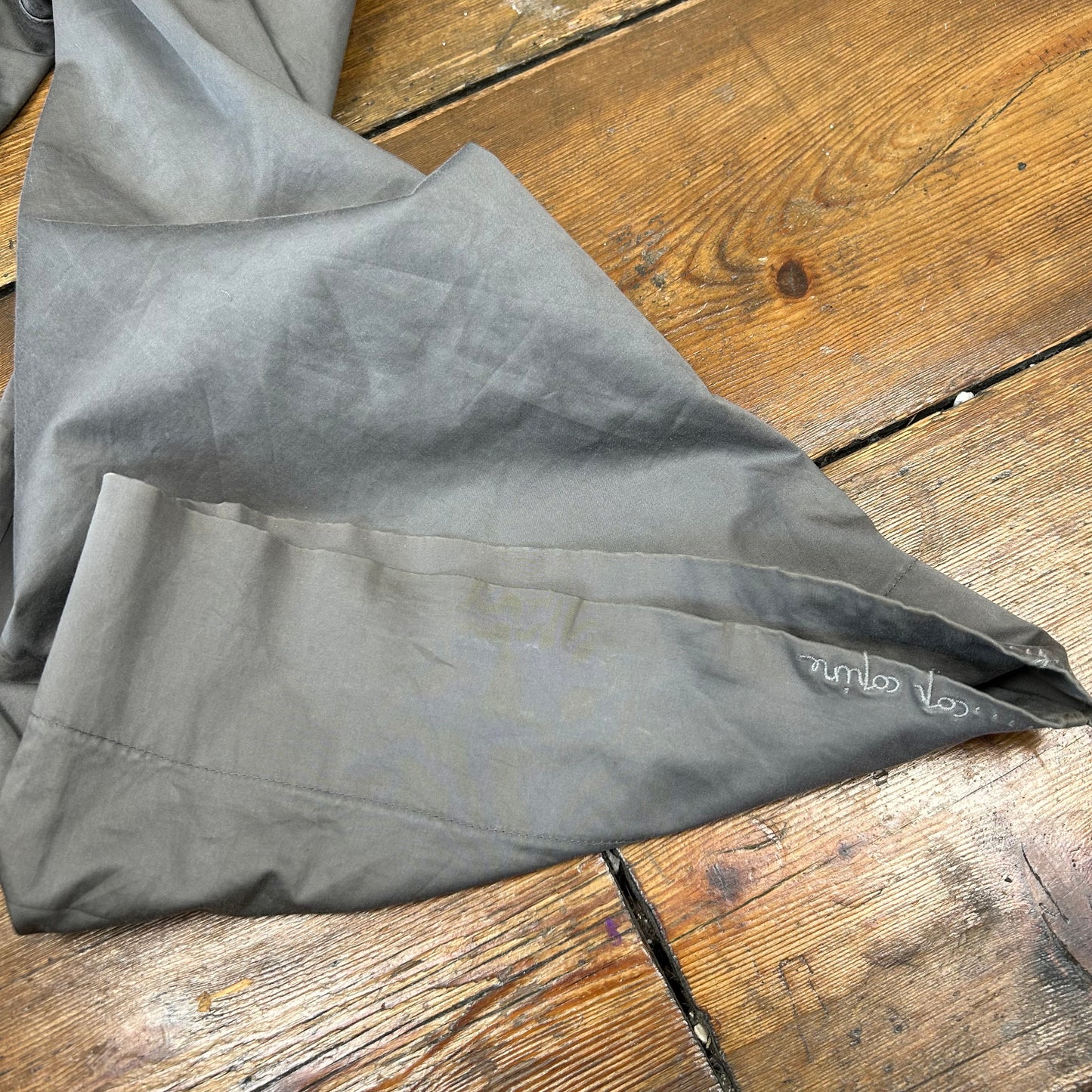 Cop Copine Grey Wide-Leg Trousers - Size M