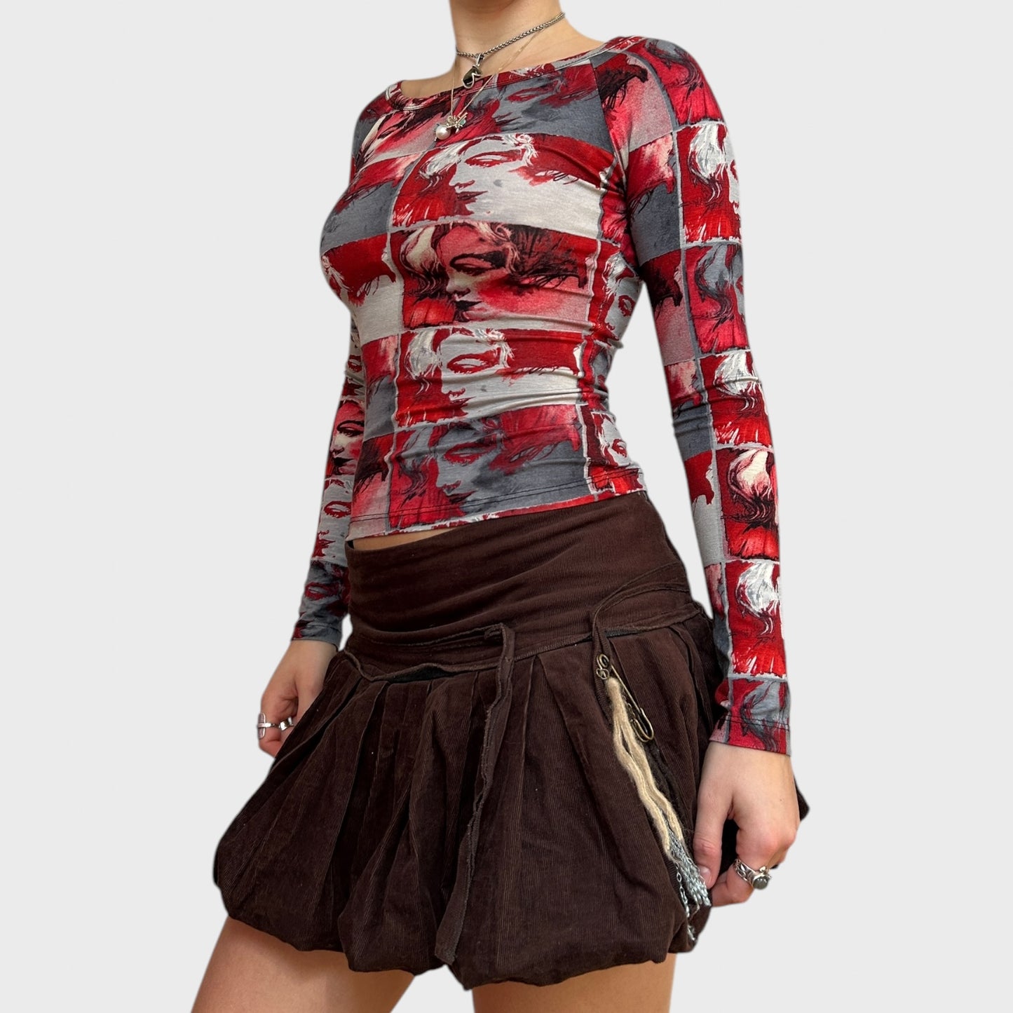 Vintage Morgan Graphic Print Top