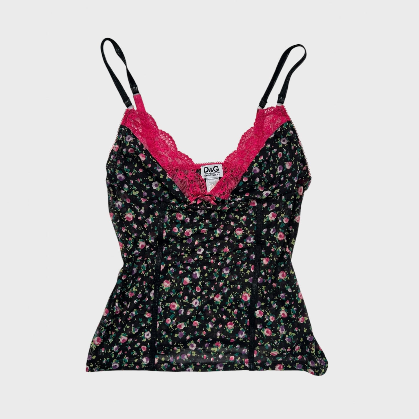 Dolce & Gabbana Floral Mesh Cami