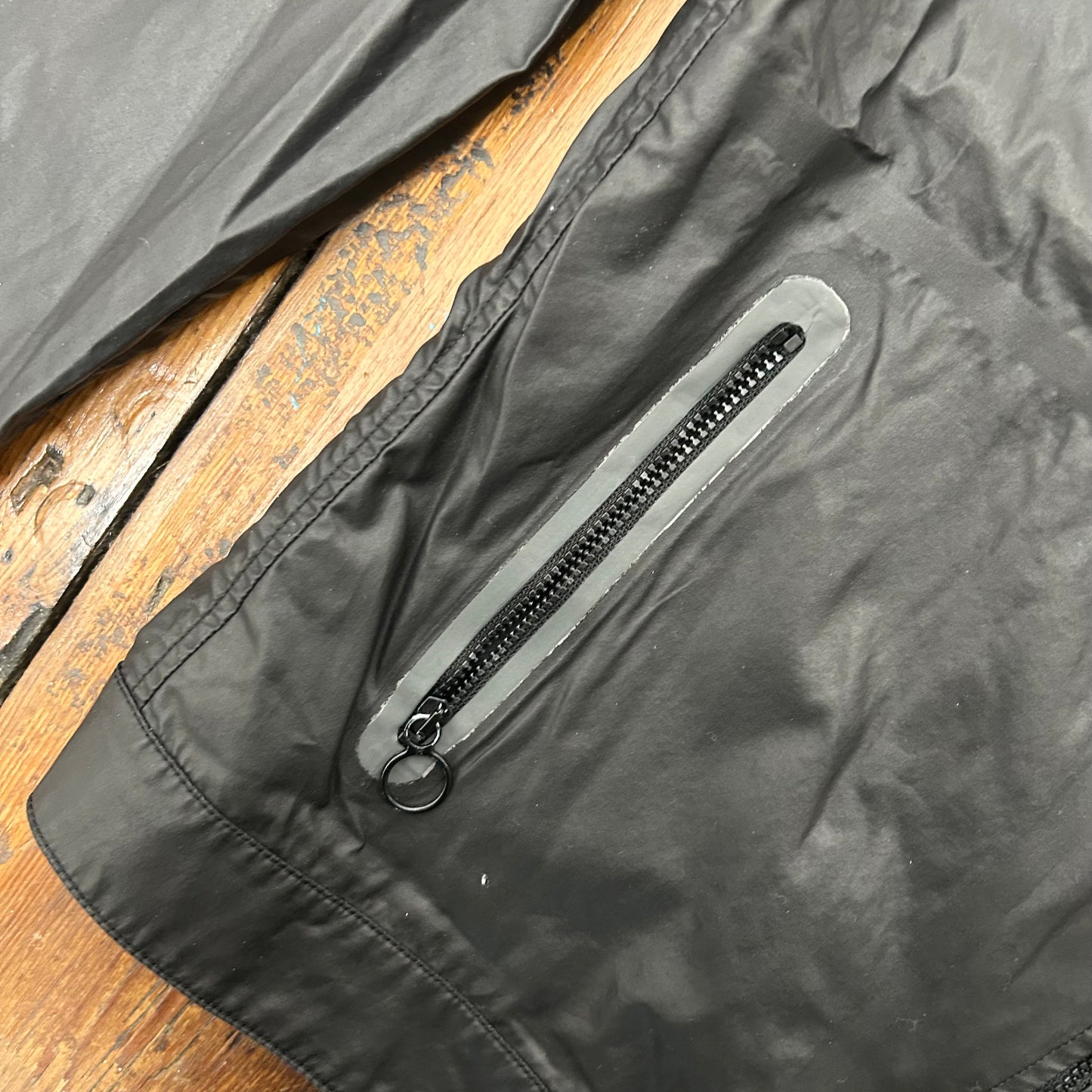 Cop Copine Black Asymmetric Zip Jacket - M/L