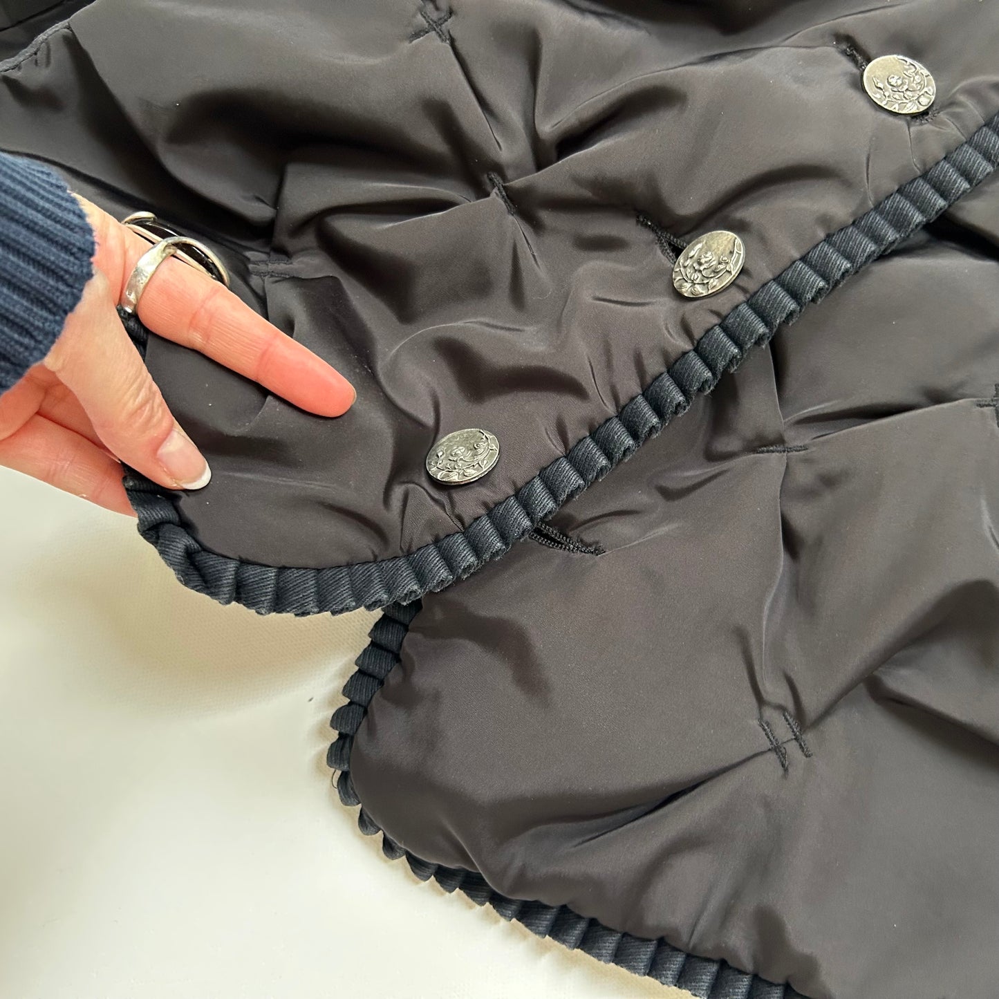 Archival Structured Button-Up Puffer Jacket