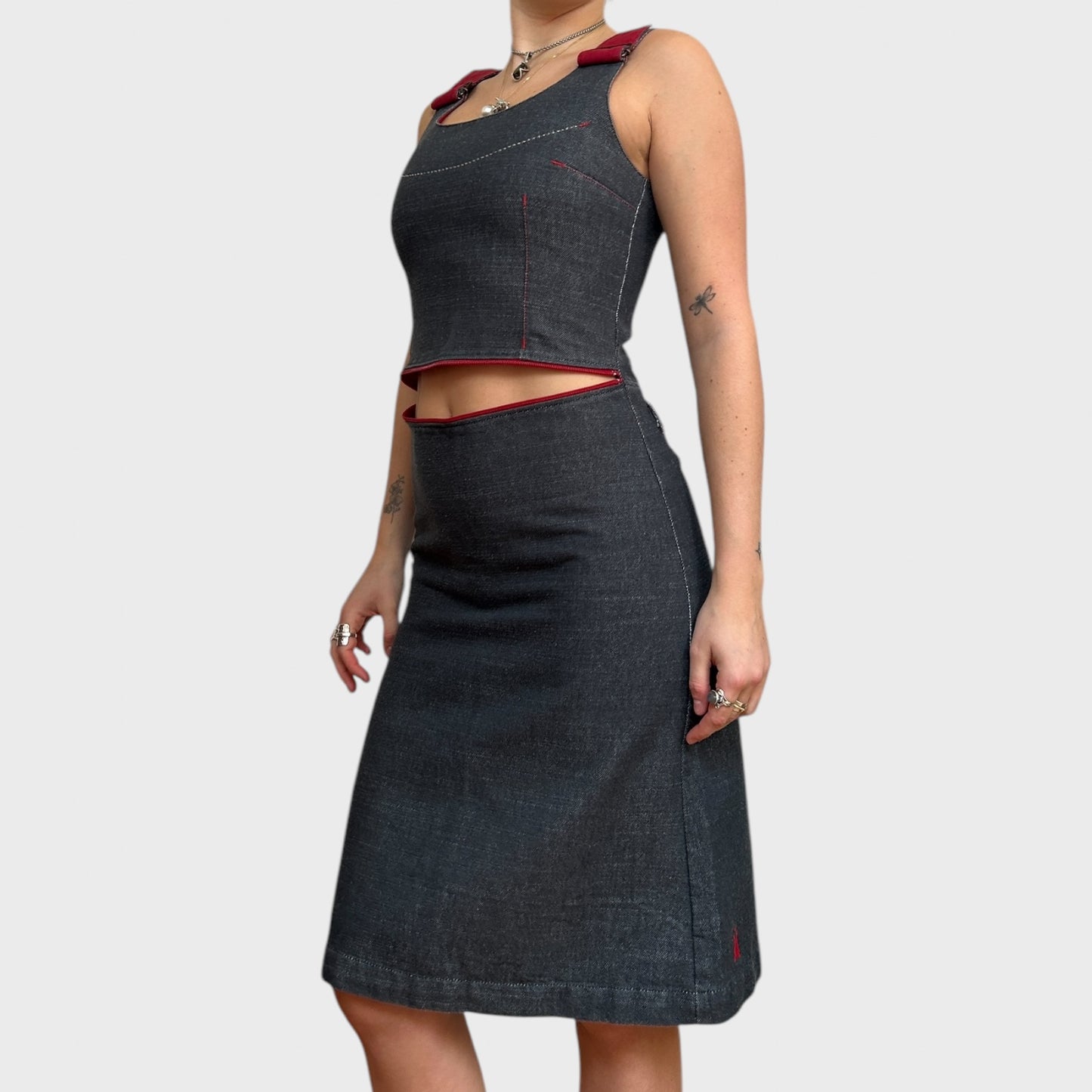 Vintage Denim Cop Copine Dress