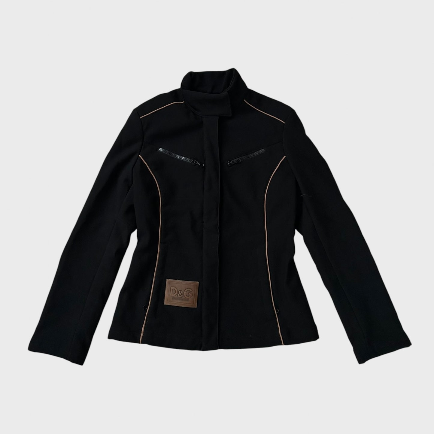 Dolce & Gabbana Black Fitted Jacket