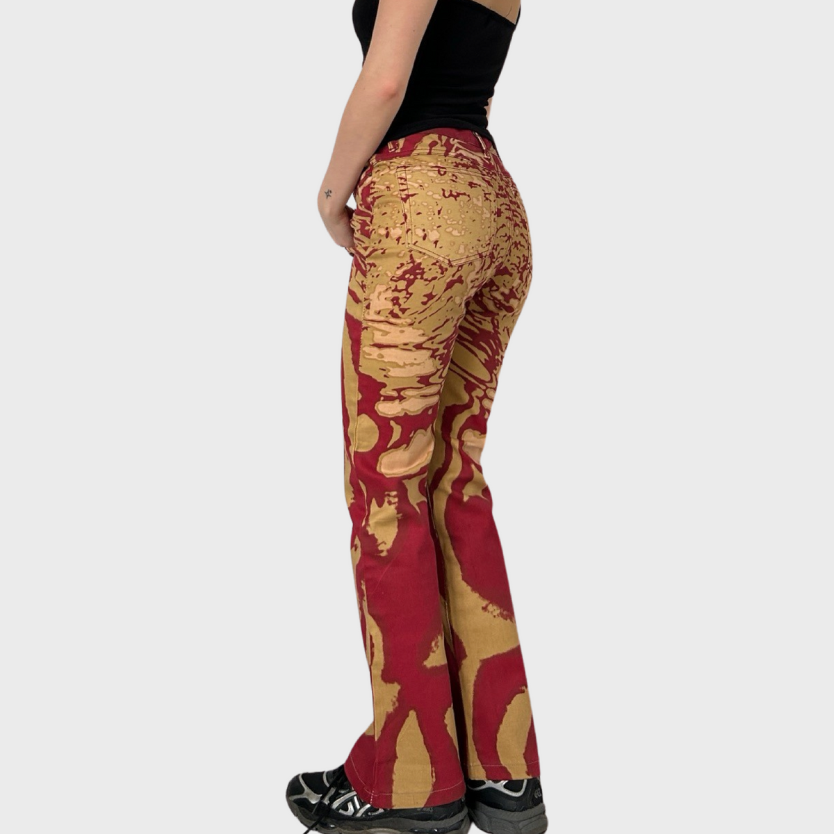 Roberto Cavalli graphic print jeans