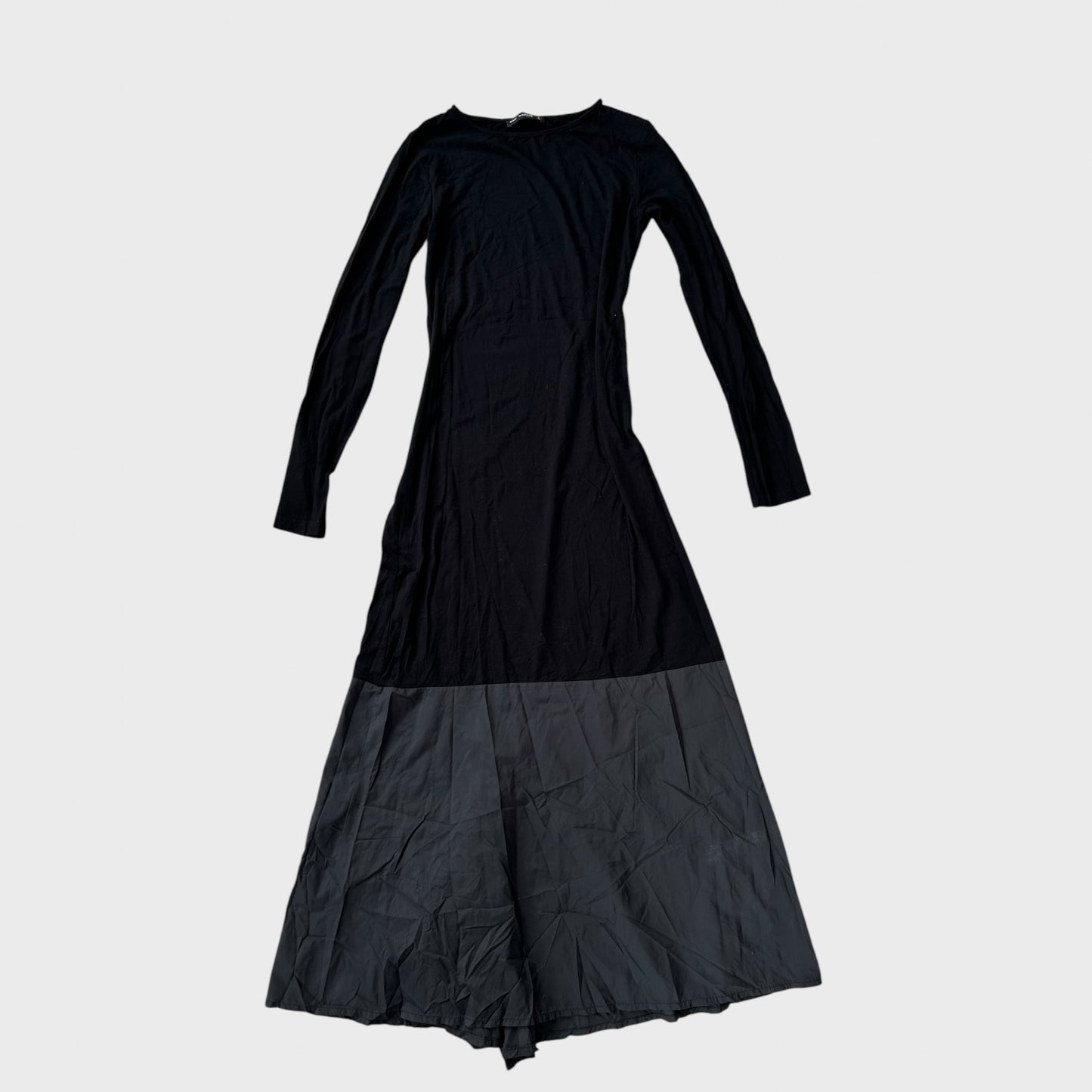 Cop Copine Bi-Material Maxi Dress