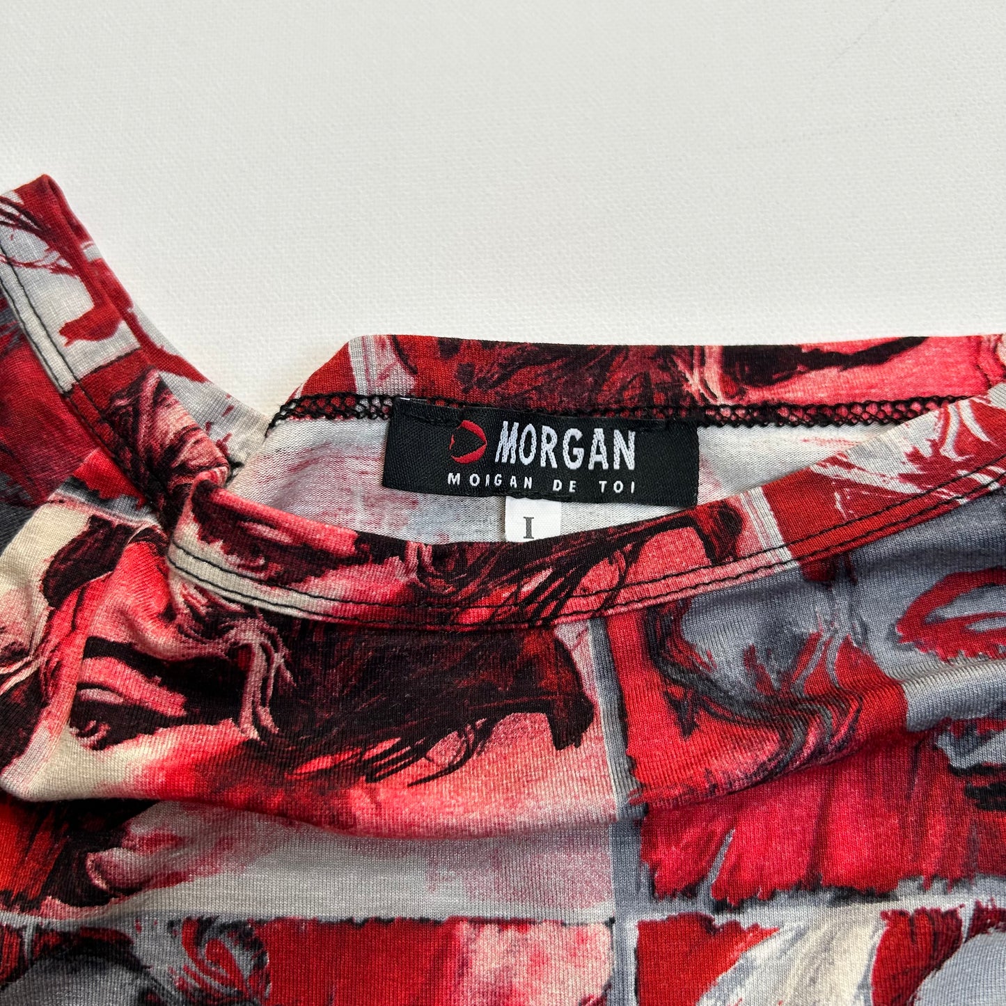Vintage Morgan Graphic Print Top