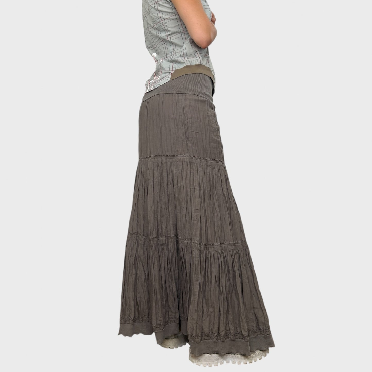 Cop Copine Tiered Maxi Skirt - S/M