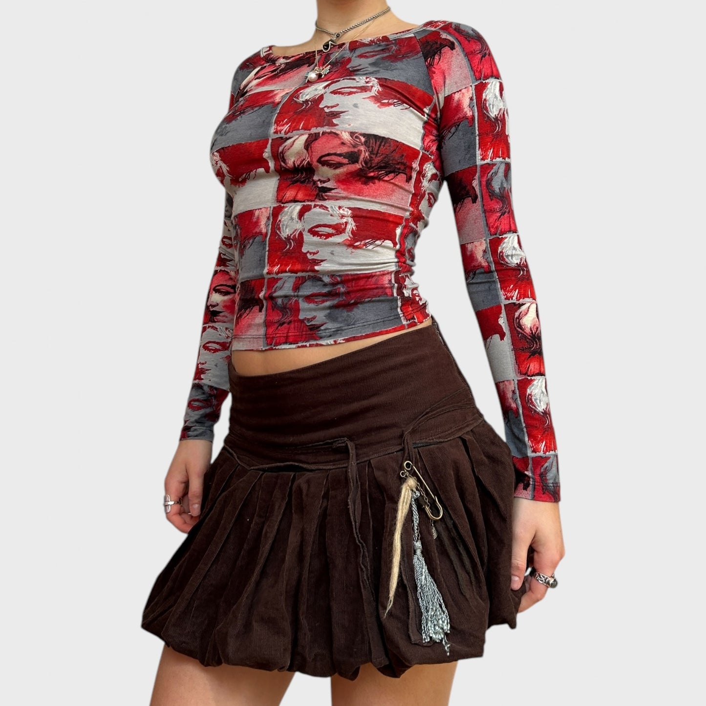 Vintage Morgan Graphic Print Top