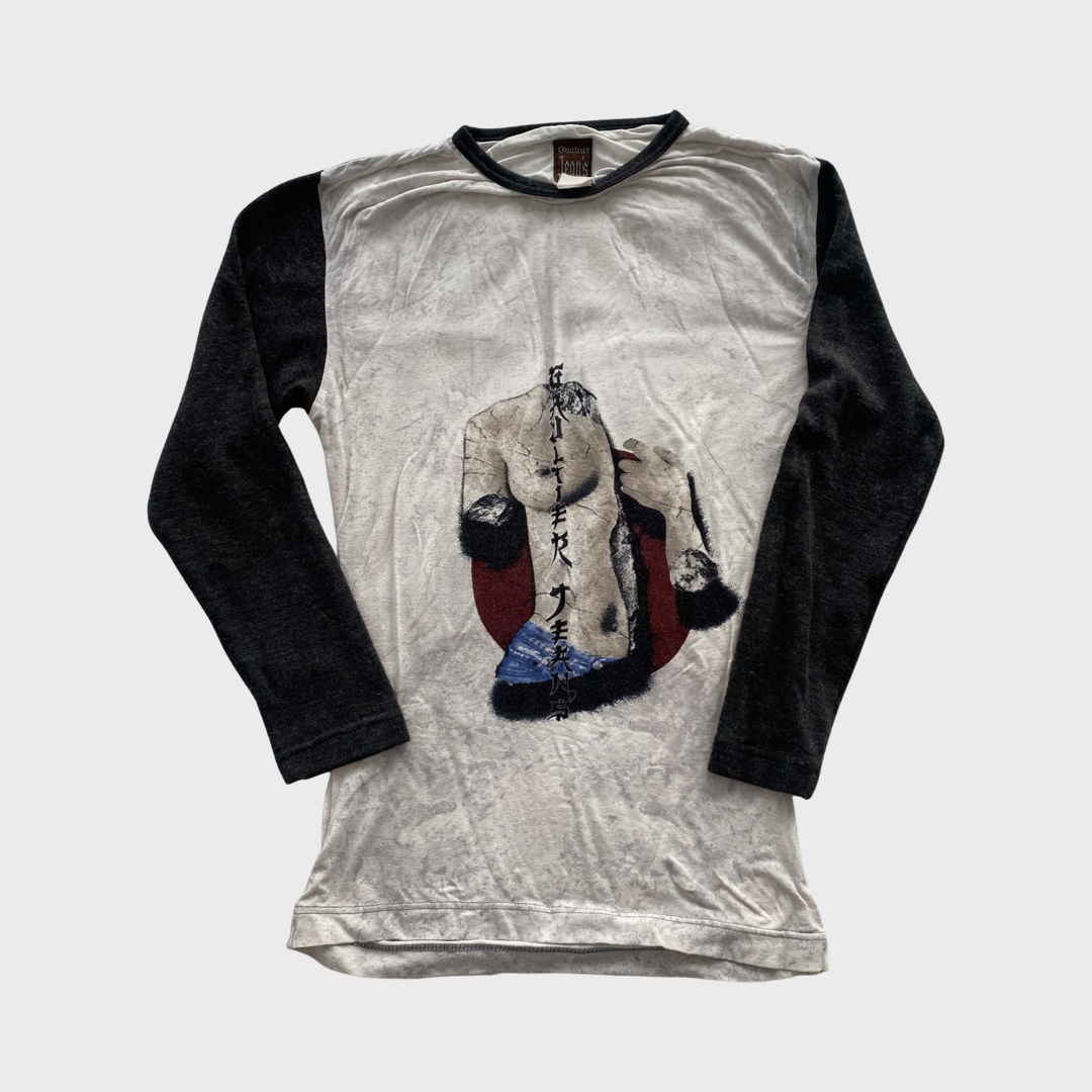 Jean Paul Gaultier vintage 90s Venus de milo longsleeve top