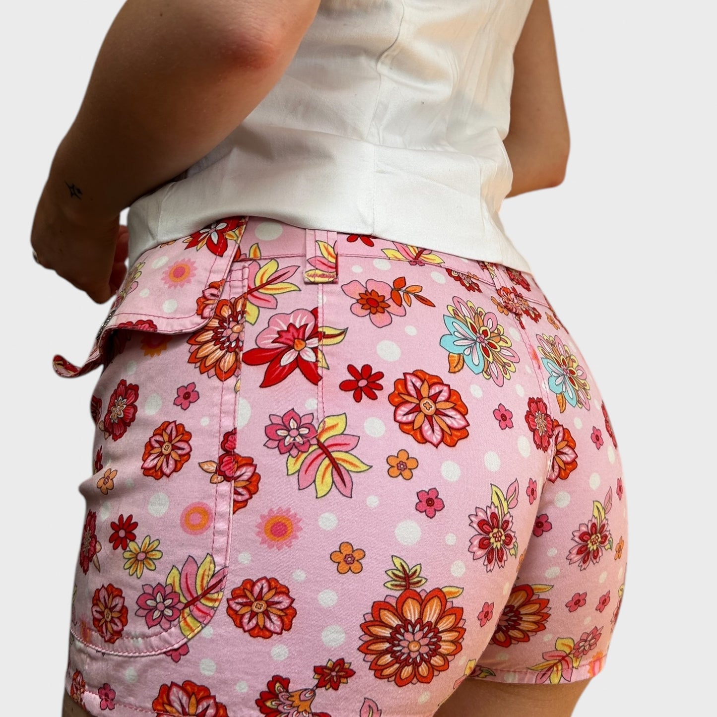 Dolce & Gabbana Floral Mini Shorts / Hot Pants
