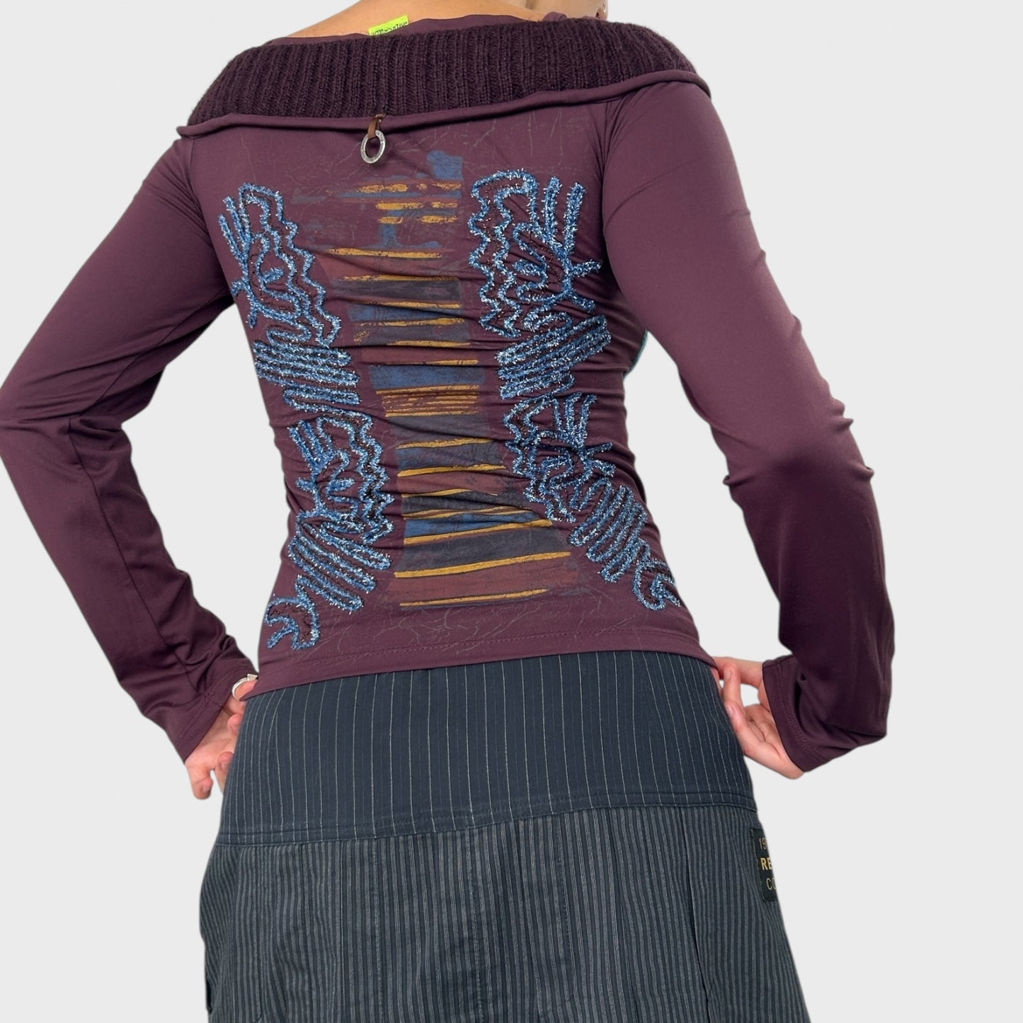 Save the Queen Purple Knit Jumper Top - XS