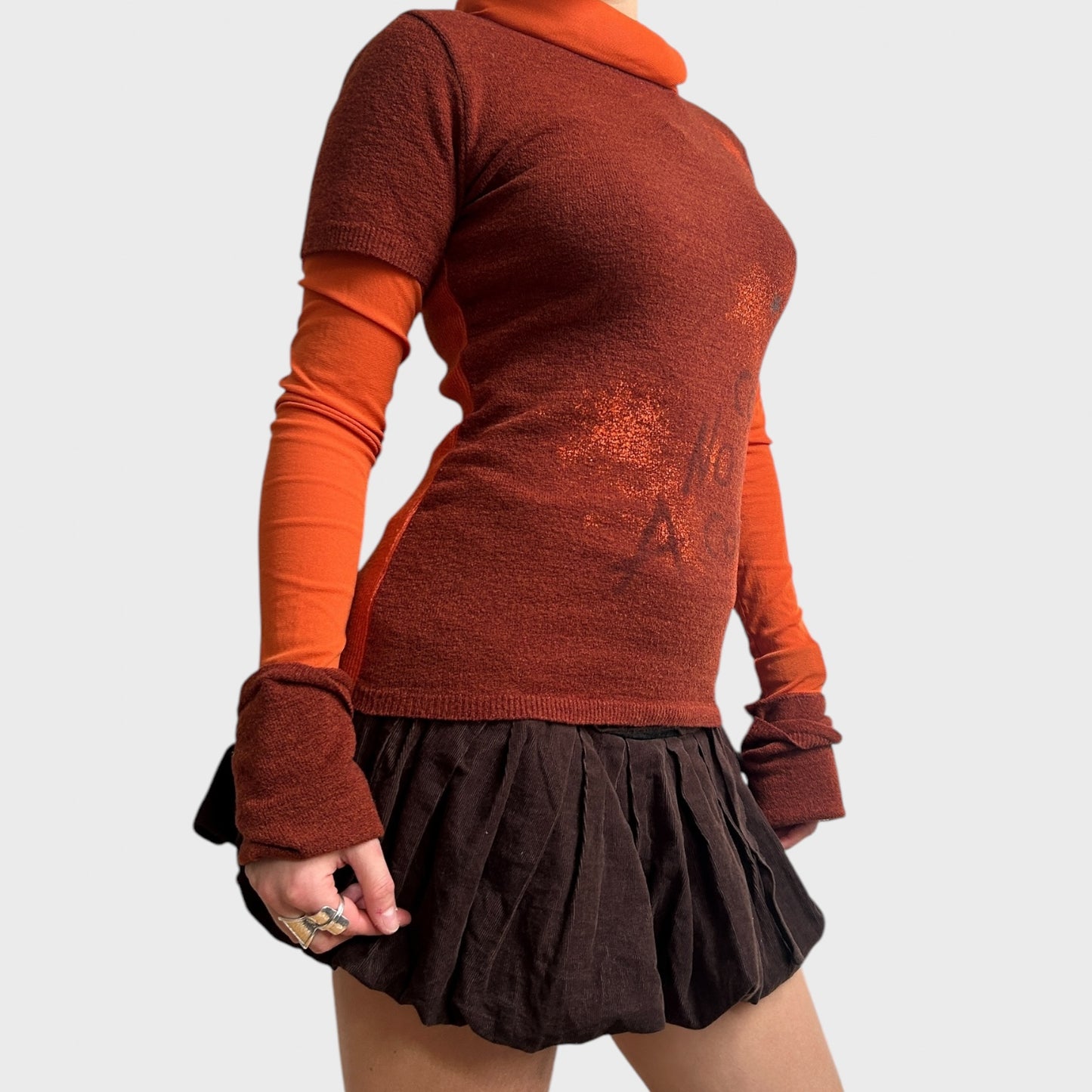 Cop Copine Bi-Material Long Sleeve