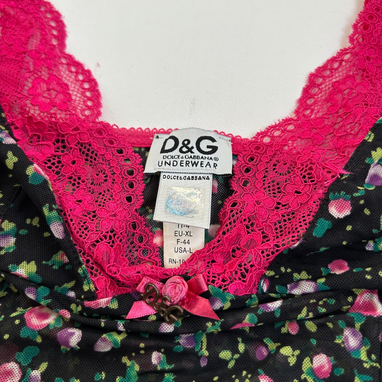 Dolce & Gabbana Floral Mesh Cami