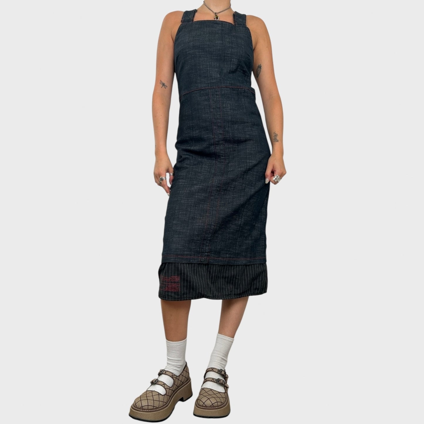Cop Copine Denim Midi Dress - M