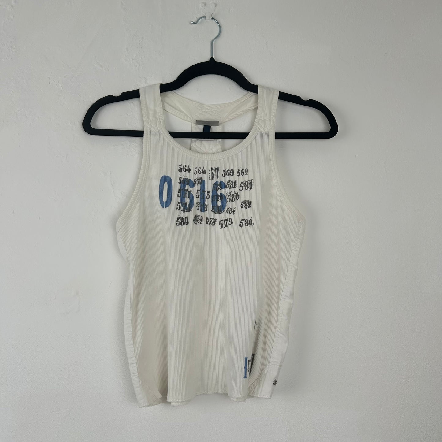 Vintage IKKS Graphic Ribbed Tank - Size M
