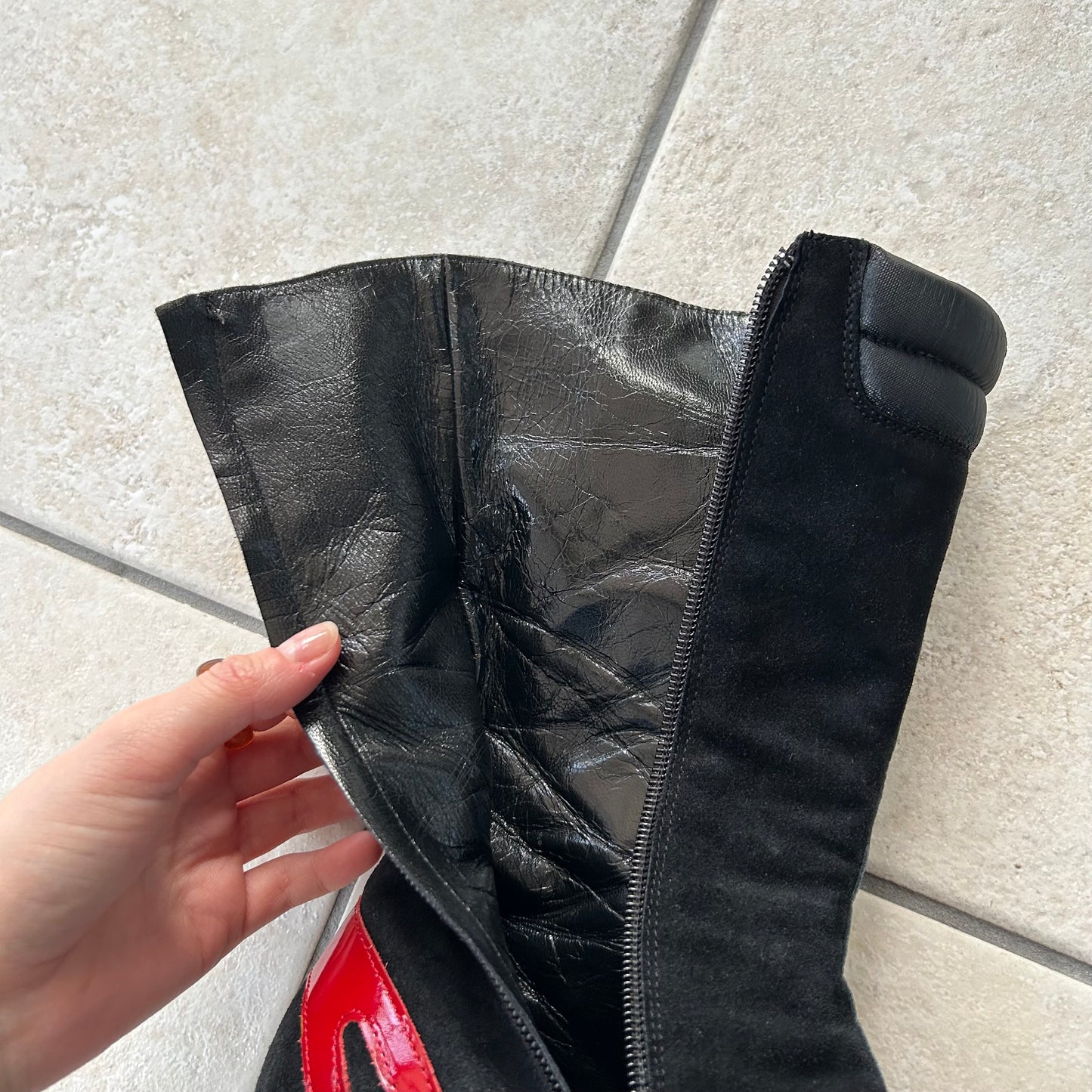 Vintage Sporty Vibram Boxing-Style Boots