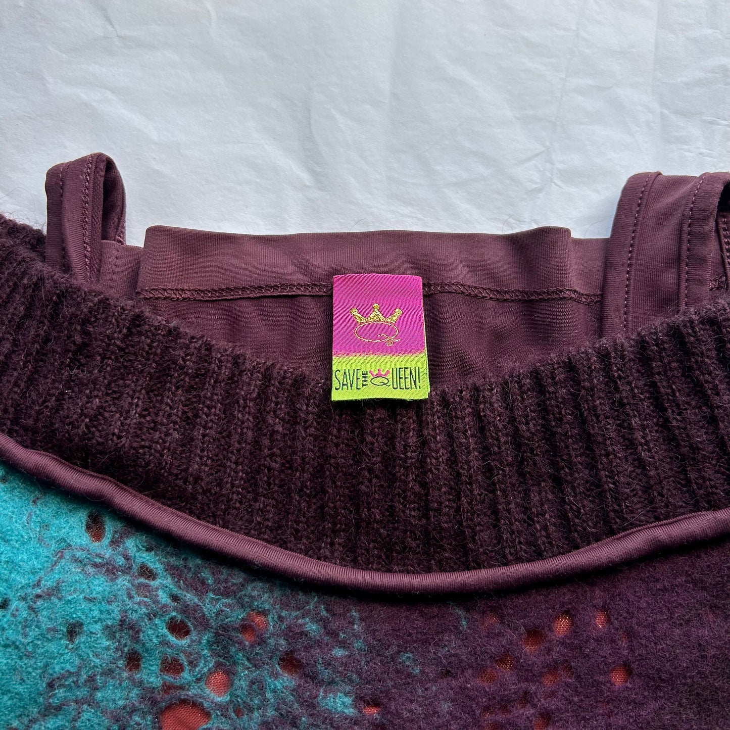 Save the Queen Purple Knit Jumper Top - XS